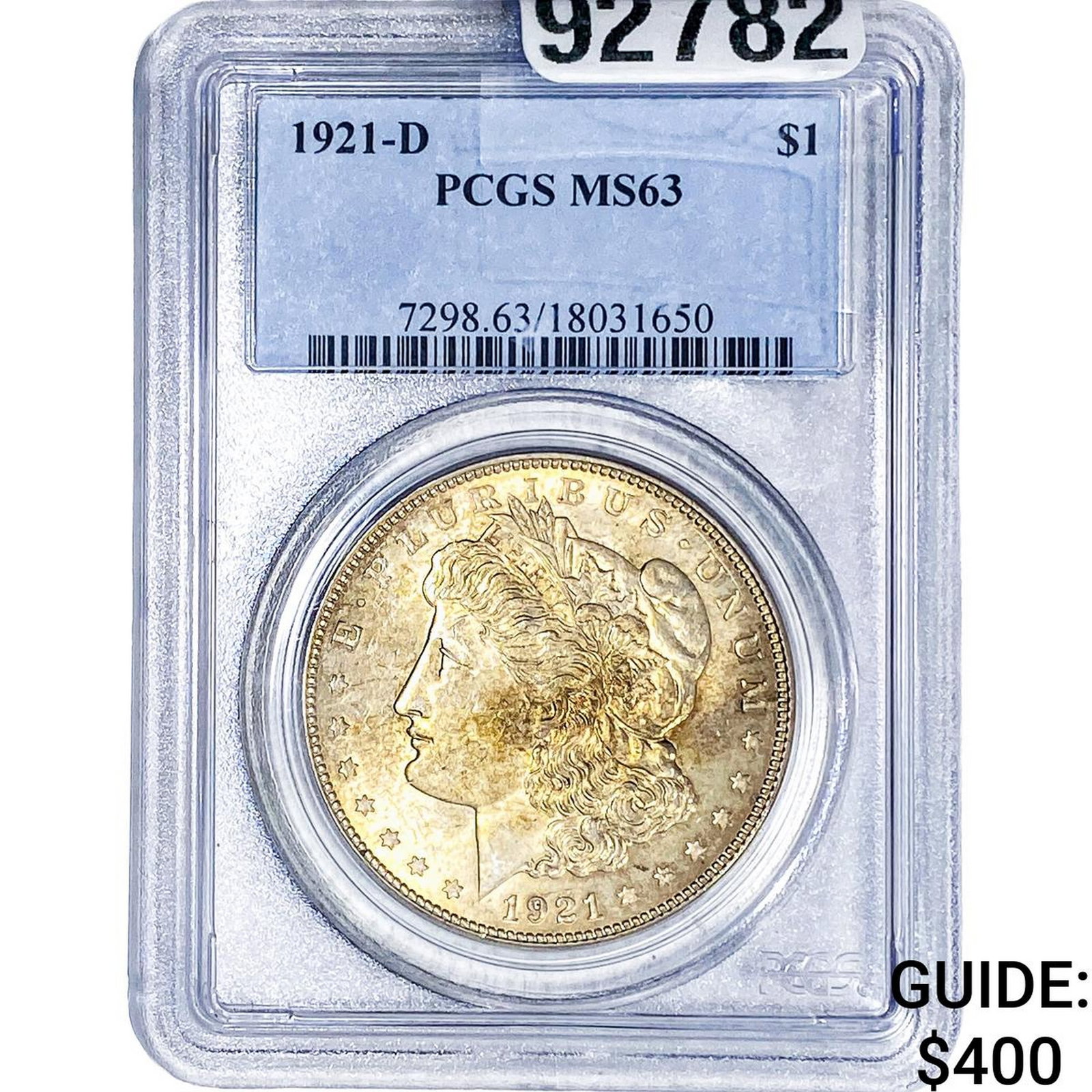 1921-D Morgan Silver Dollar PCGS MS63 (1 of 2)