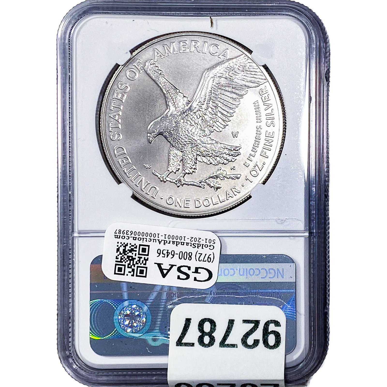 2022-W Silver Eagle NGC MS69 - 2