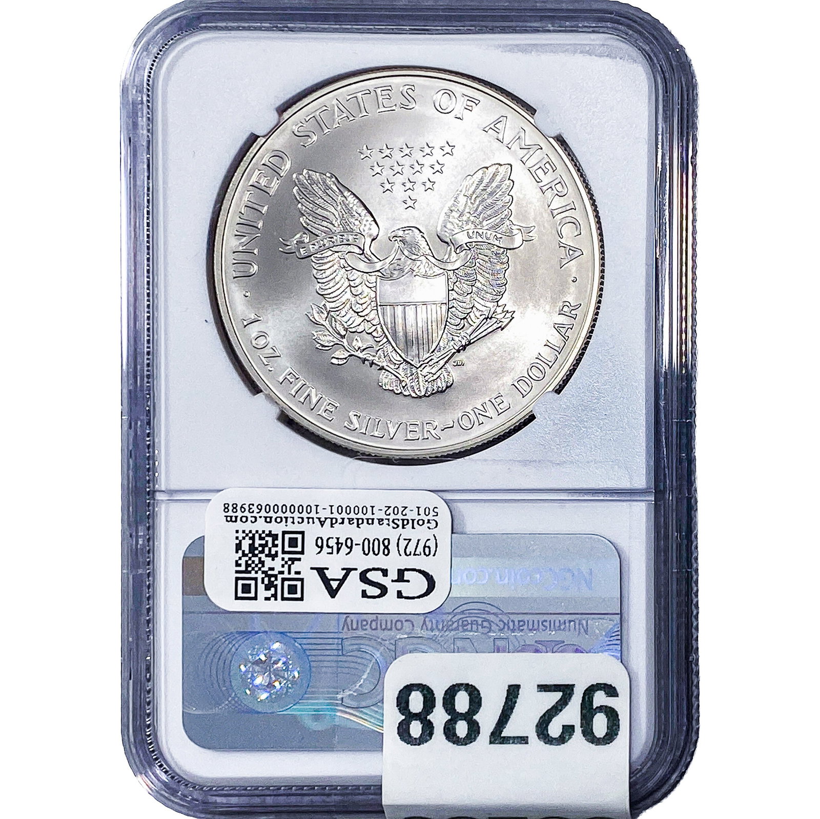 2000 Silver Eagle NGC MS69 Millennium Set - 2