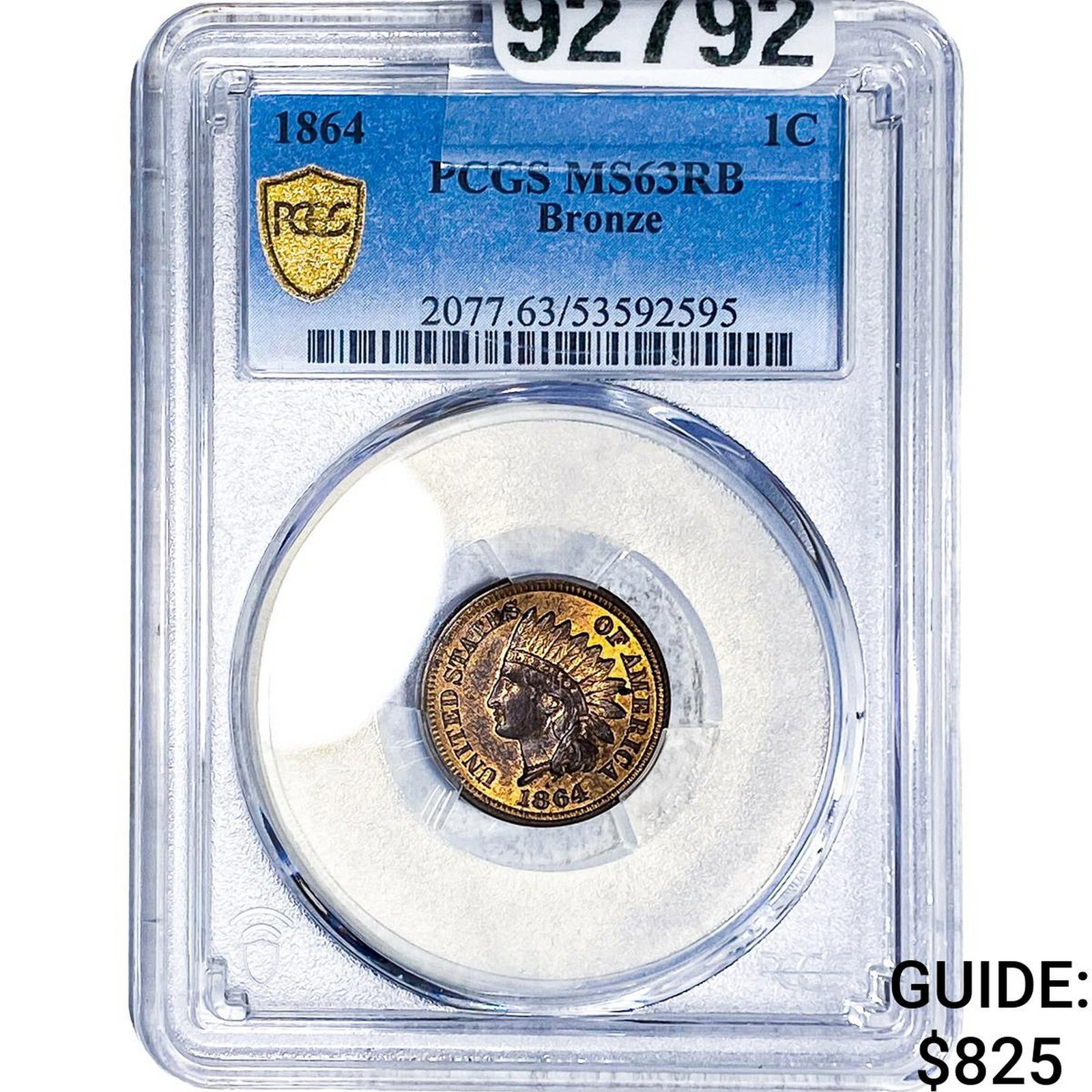 1864 Indian Head Cent PCGS MS63 RB Bronze (1 of 2)