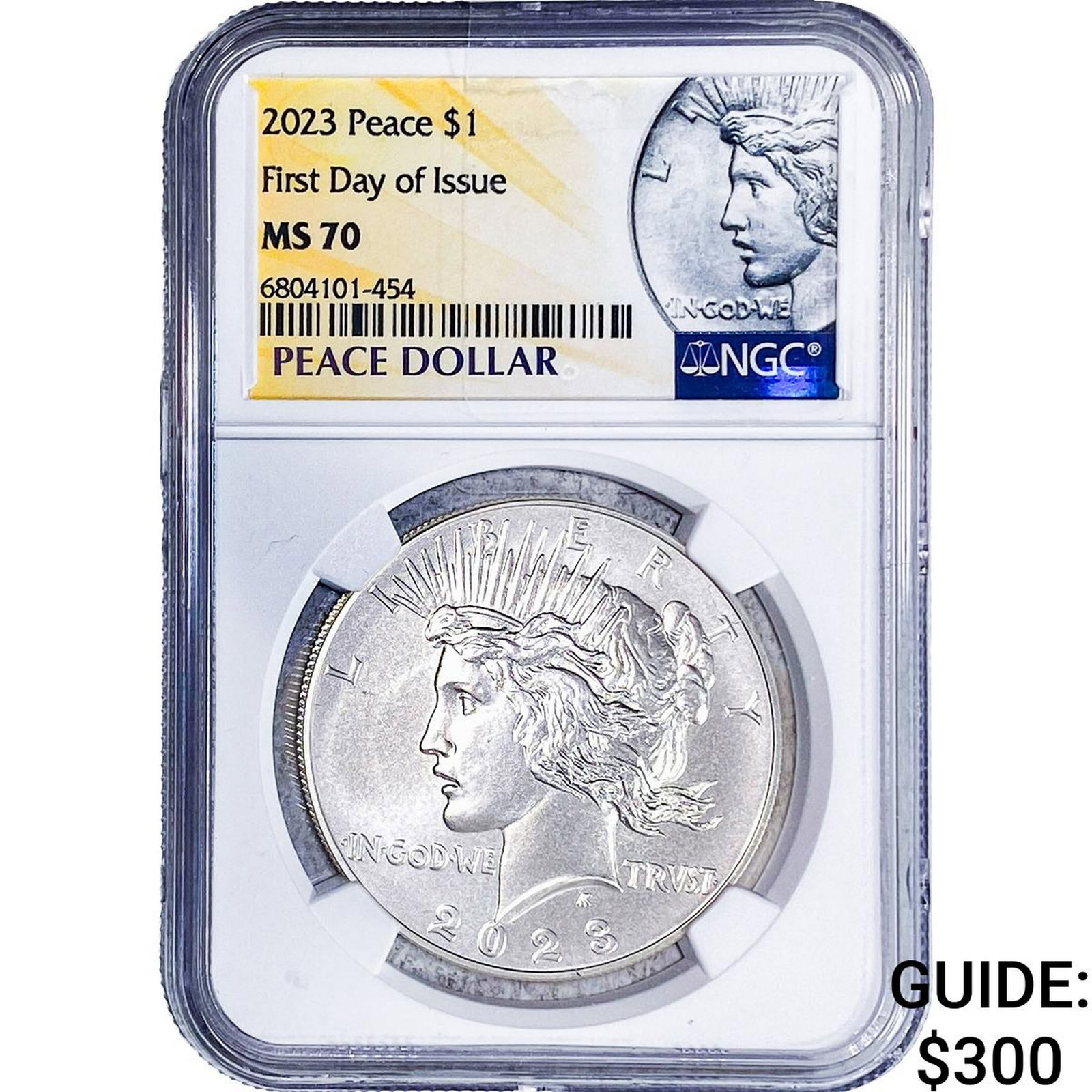 2023 Silver Peace Dollar NGC MS70: 2023 Silver Peace Dollar NGC MS70