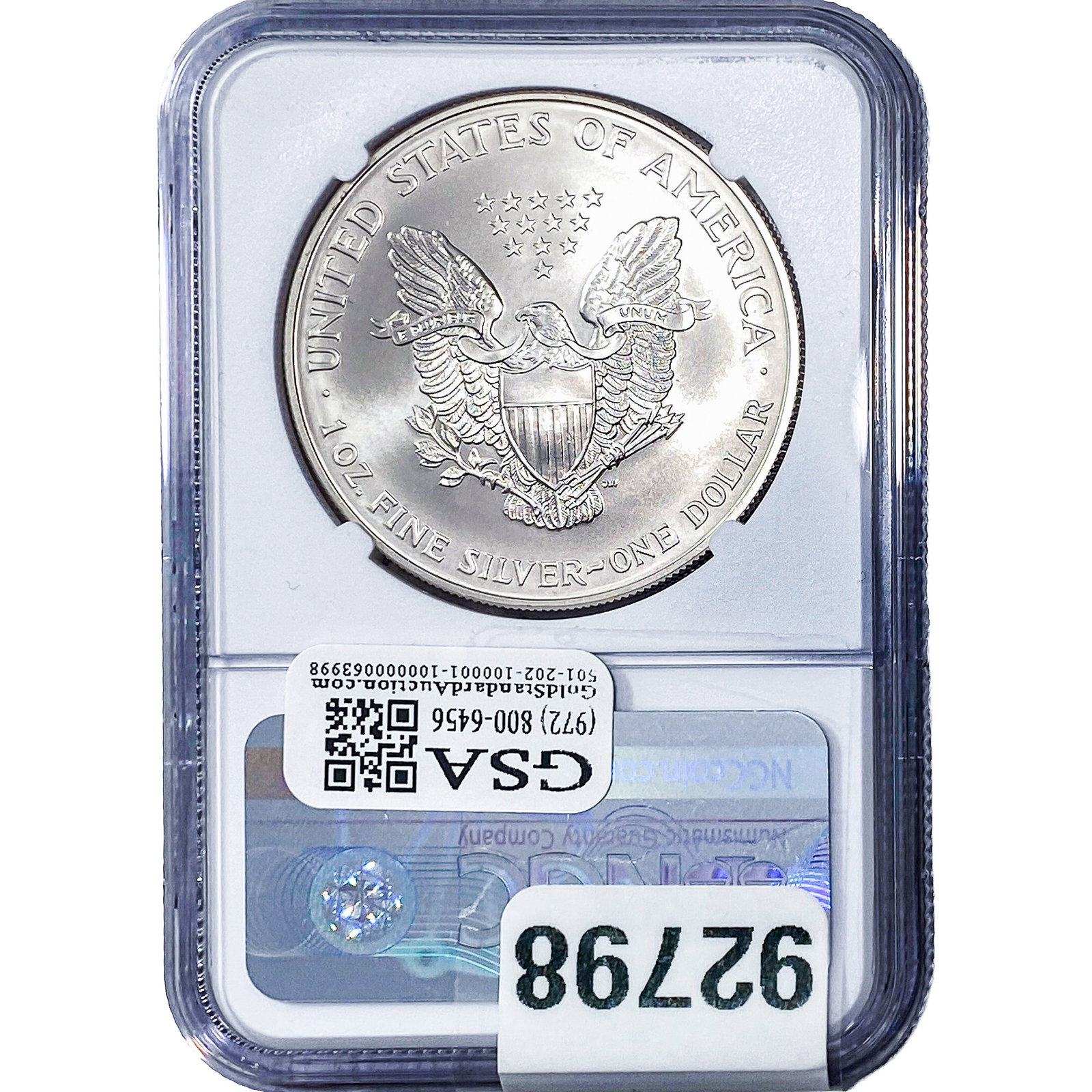 2000 Silver Eagle NGC MS69 Millenium Set - 2