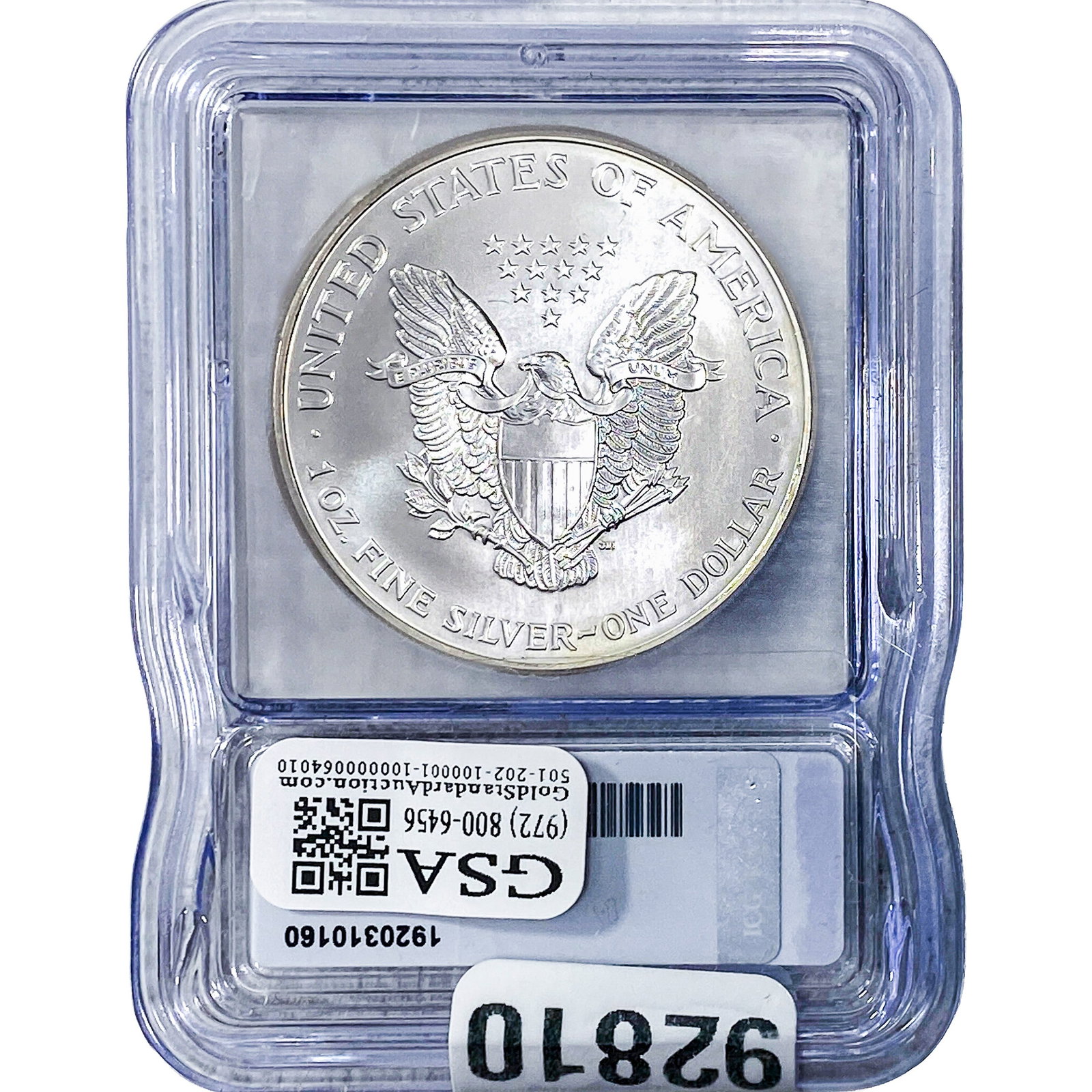 1999 Silver Eagle ICG MS69+ - 2
