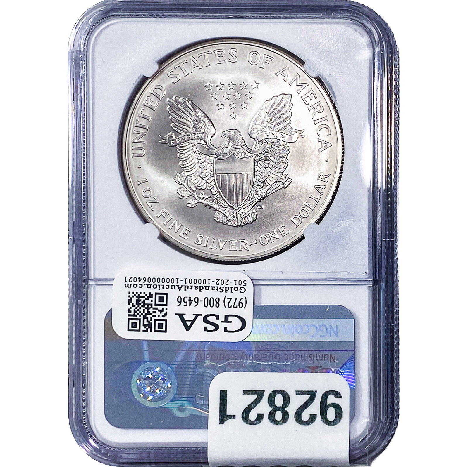 2000 Silver Eagle NGC MS69 Millennium Set - 2
