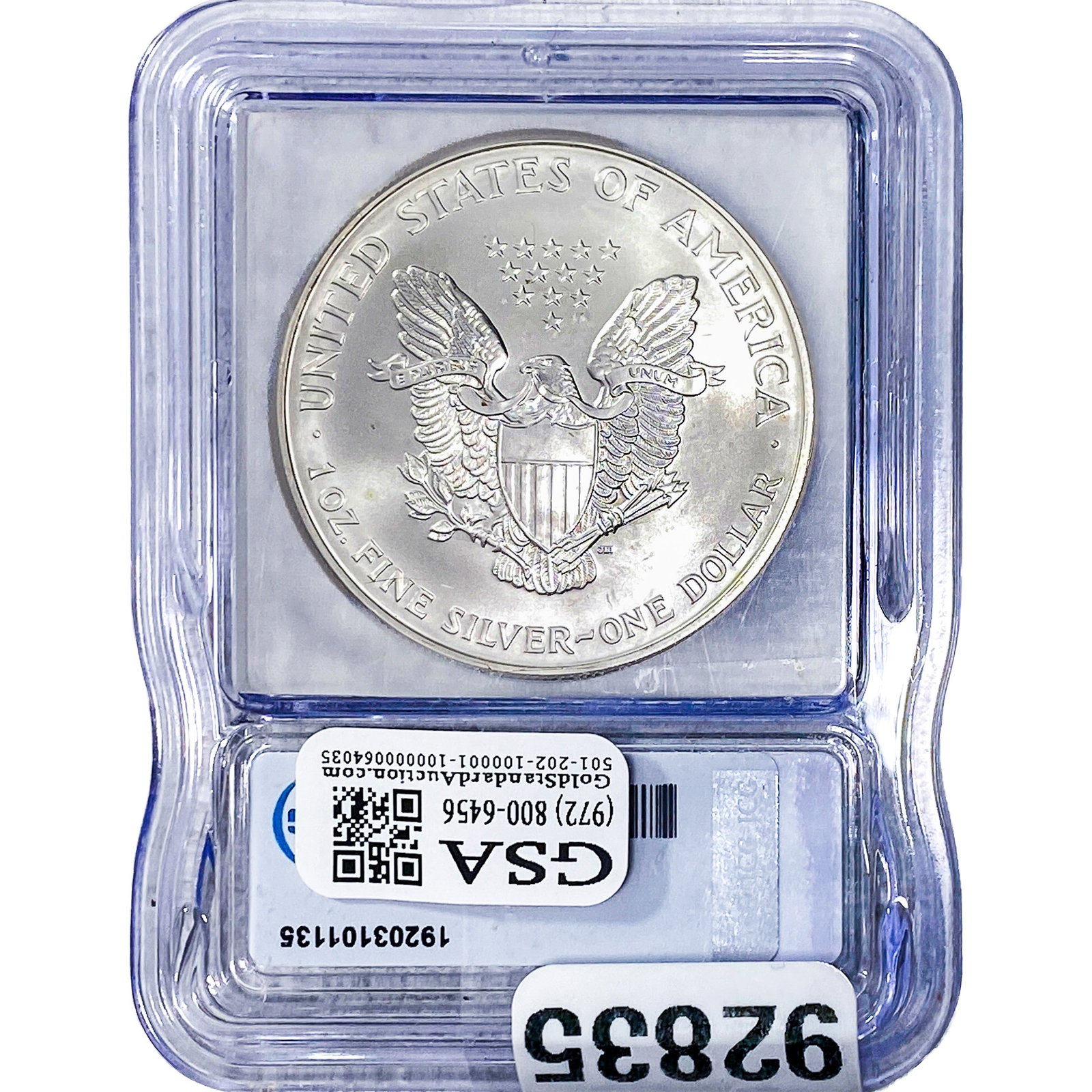 1999 Silver Eagle ICG MS69+ - 2