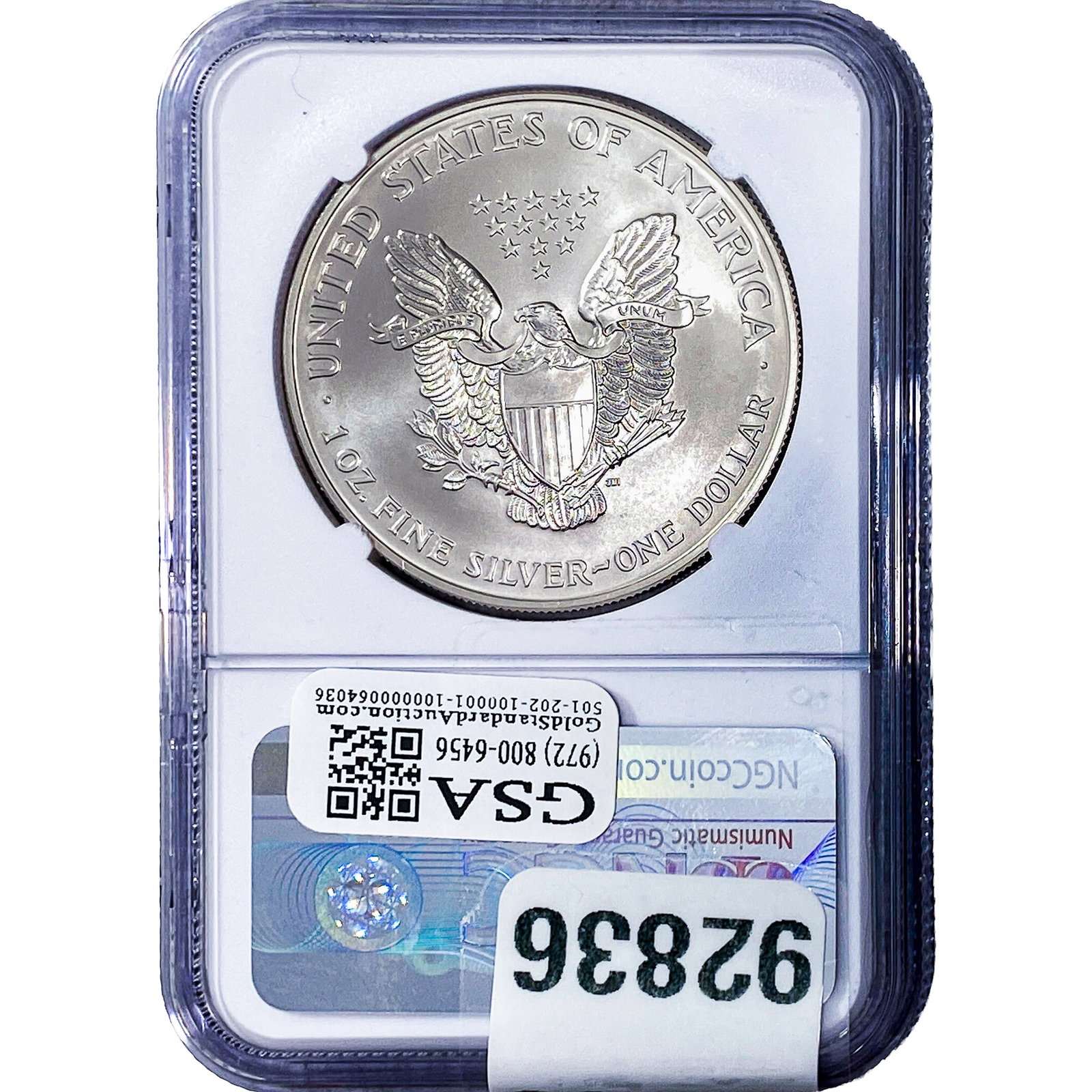 2000 Silver Eagle NGC MS69 Millennium Set - 2