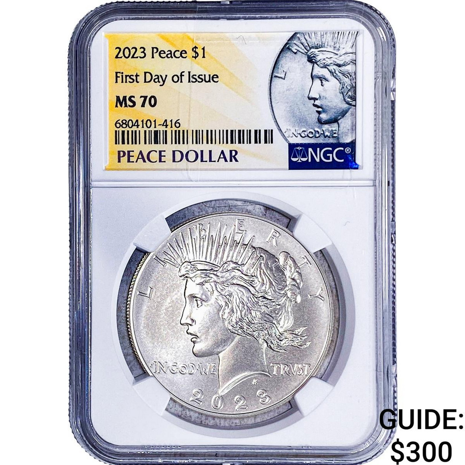 2023 Silver Peace Dollar NGC MS70: 2023 Silver Peace Dollar NGC MS70