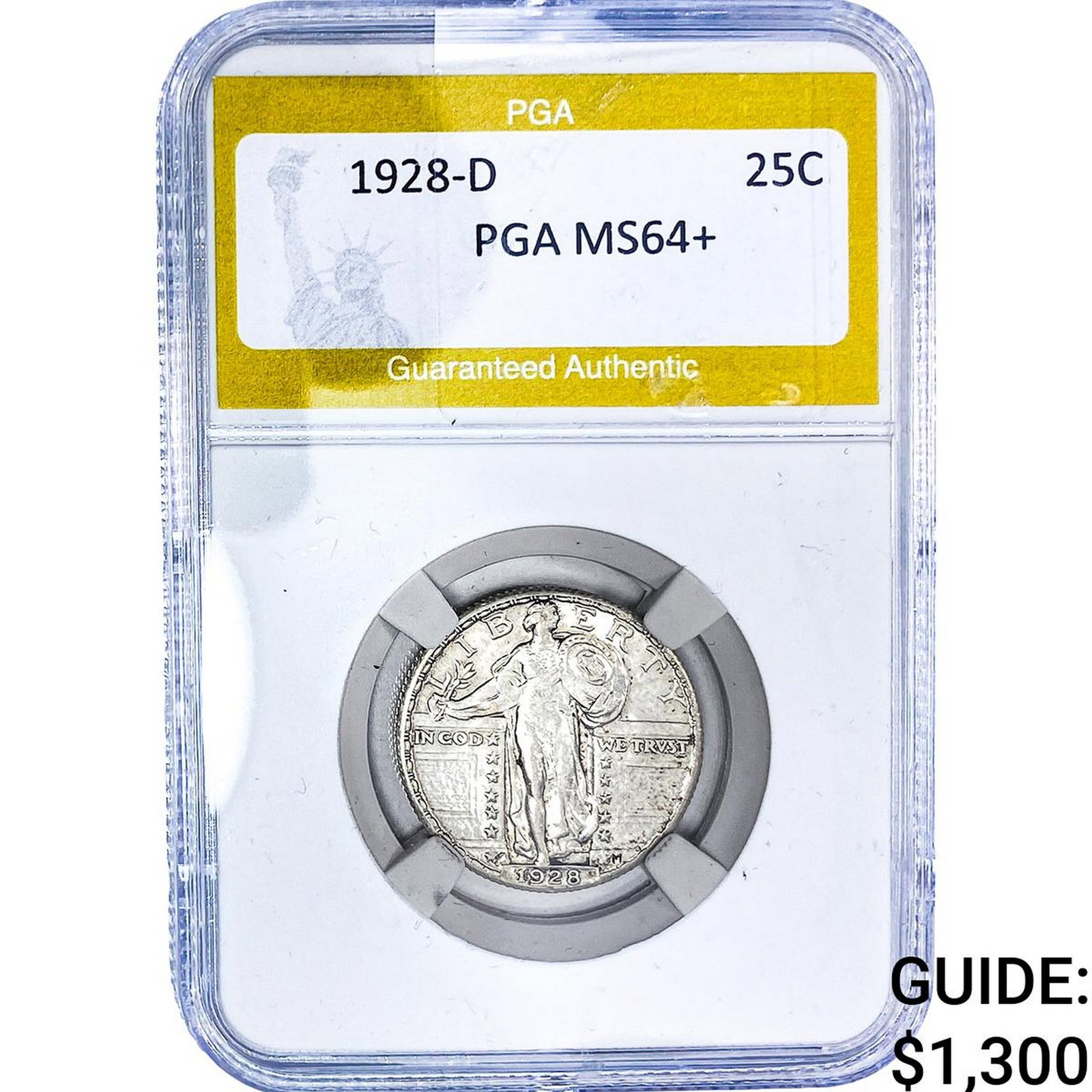 1928-D Standing Liberty Quarter PGA MS64+ (1 of 2)