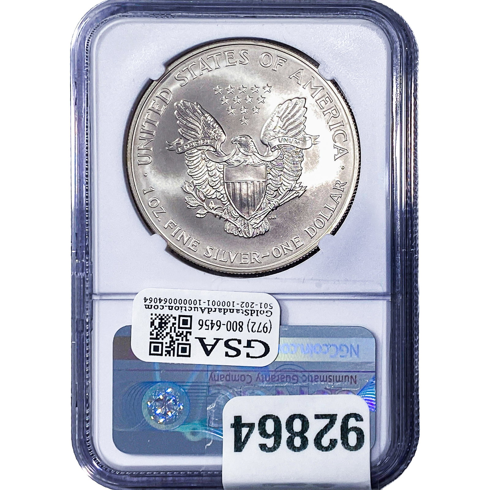 2000 Silver Eagle NGC MS69 Millennium Set - 2