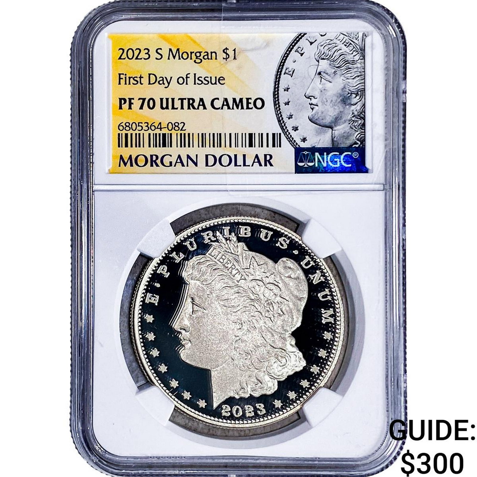 2023-S Morgan Silver Dollar NGC PF70 Ultra Cameo: 2023-S Morgan Silver Dollar NGC PF70 Ultra Cameo