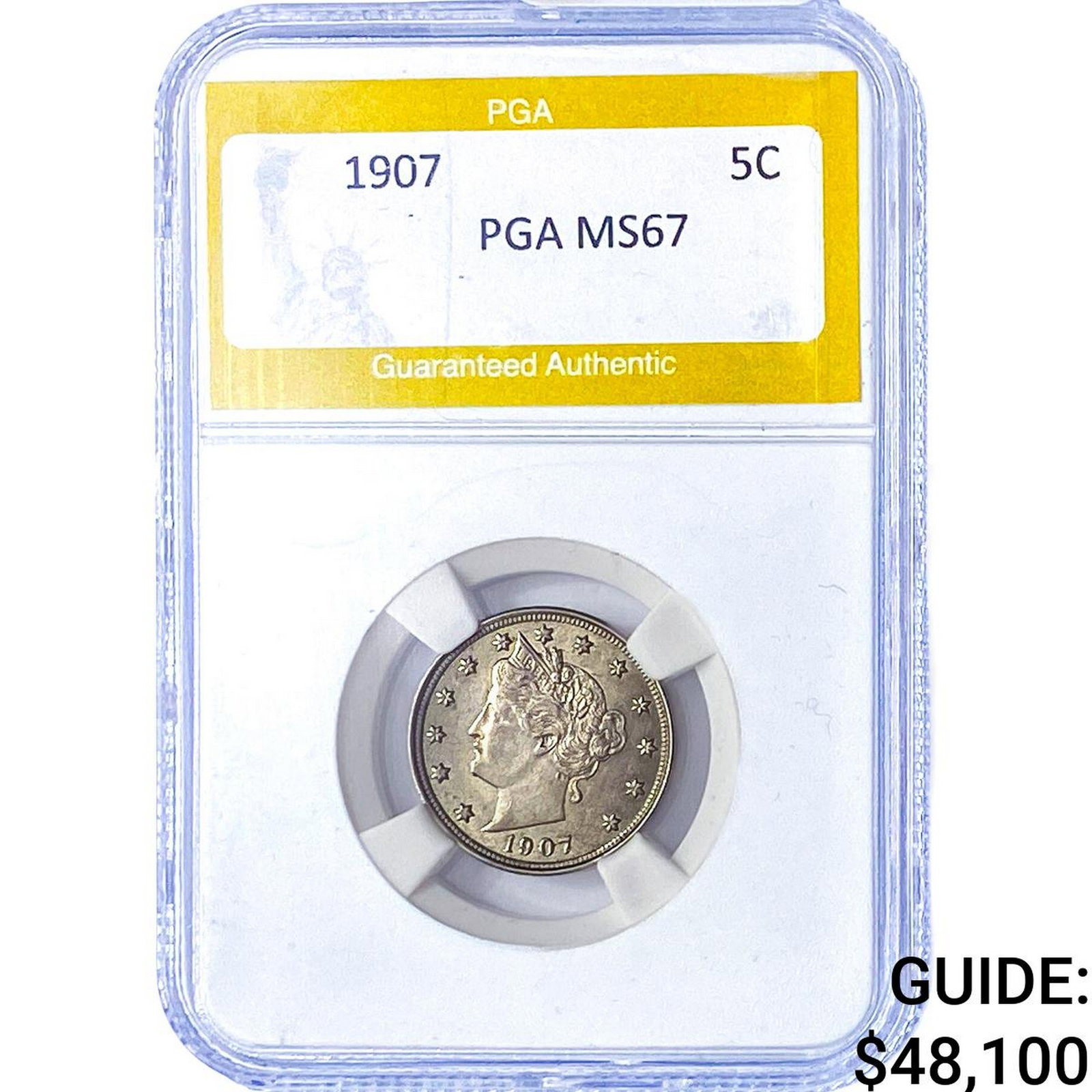 1907 Liberty Victory Nickel PGA MS67 (1 of 2)