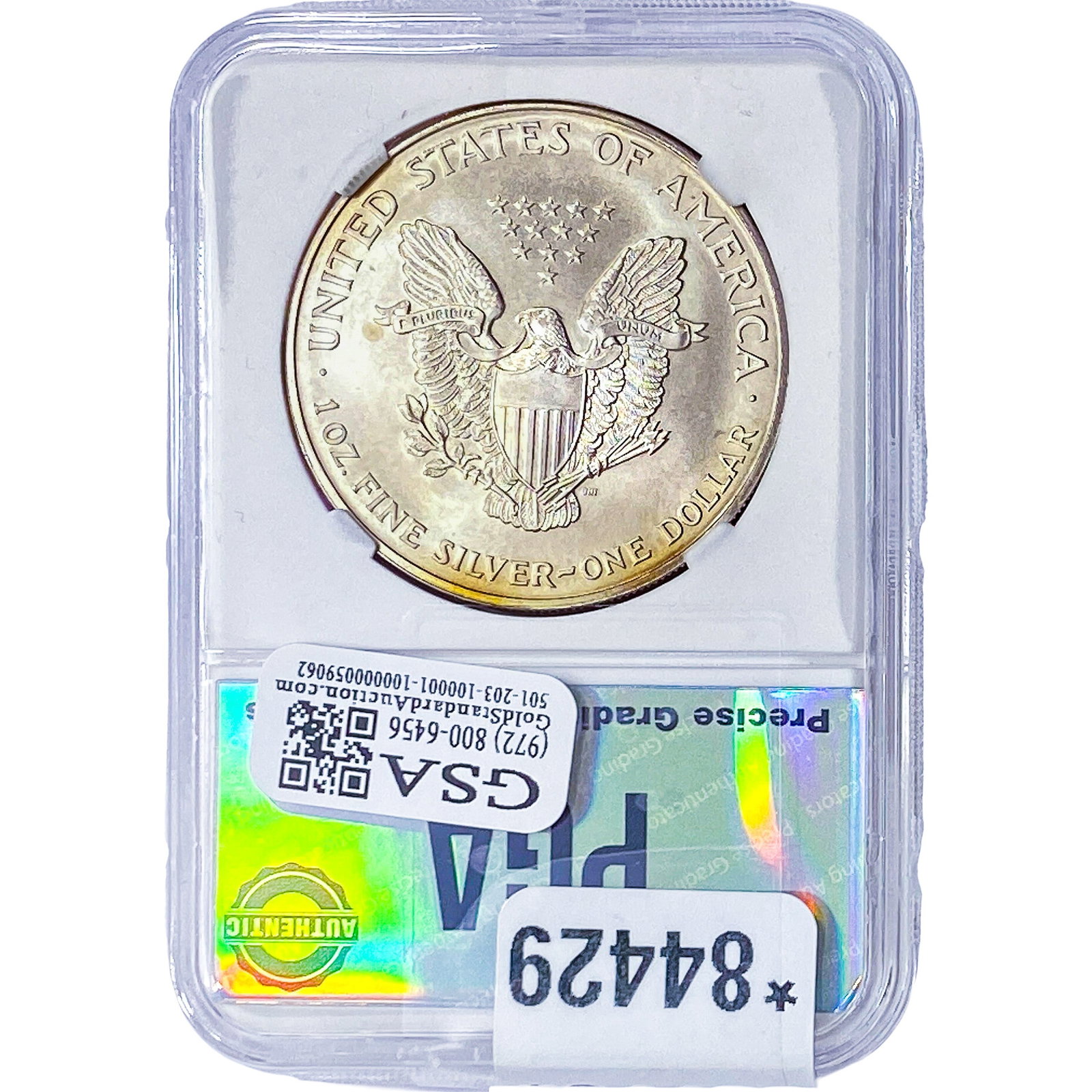 1997 Silver Eagle PGA MS70 - 2