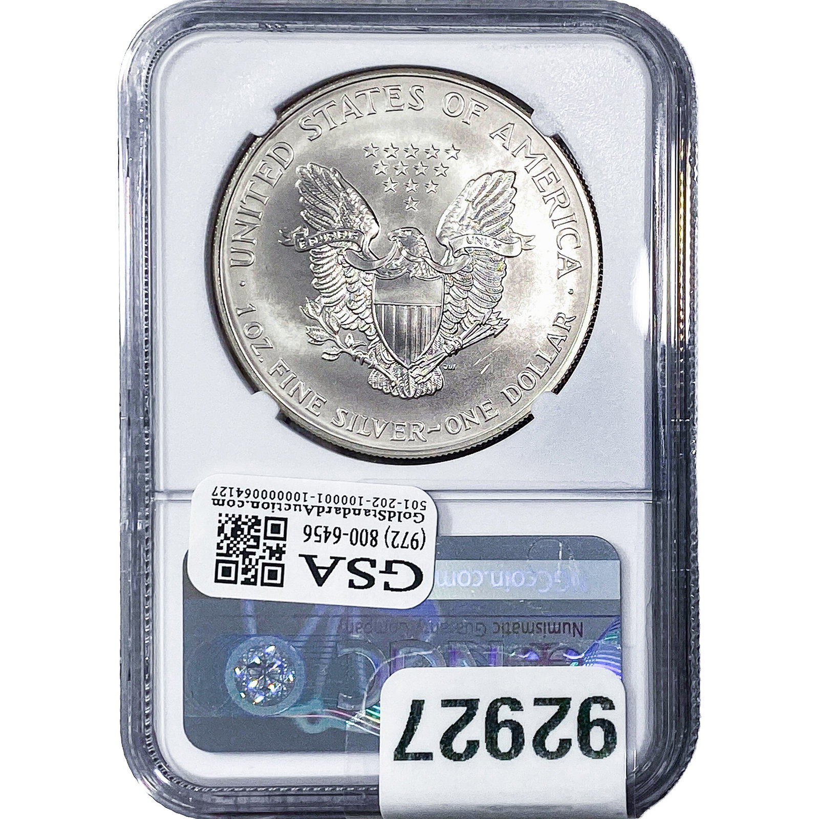 2000 Silver Eagle NGC MS69 Millennium Set - 2