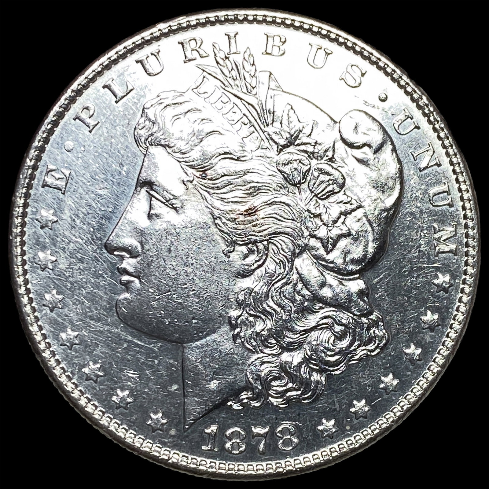 1878-S Silver Morgan Dollar UNCIRCULATED: 1878-S Silver Morgan Dollar UNCIRCULATED