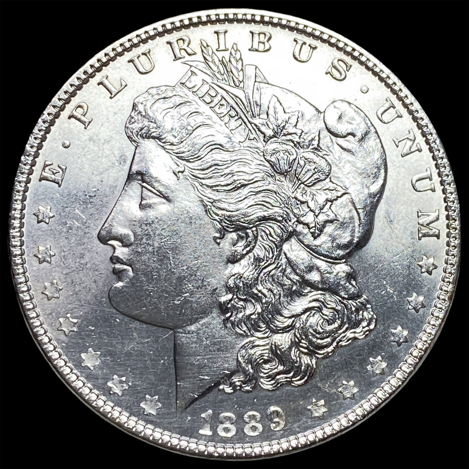 1889 Morgan Silver Dollar UNCIRCULATED: 1889 Morgan Silver Dollar UNCIRCULATED