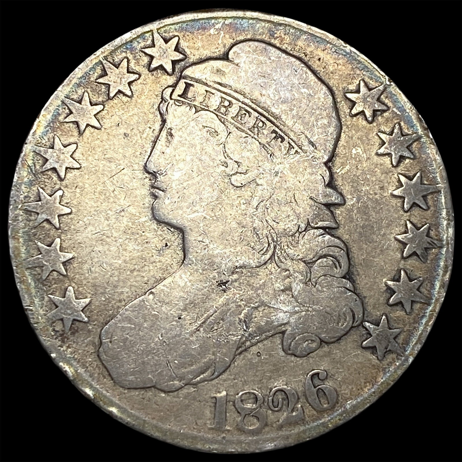 1826 Capped Bust Half Dollar NICELY CIRCULATED (1 of 2)