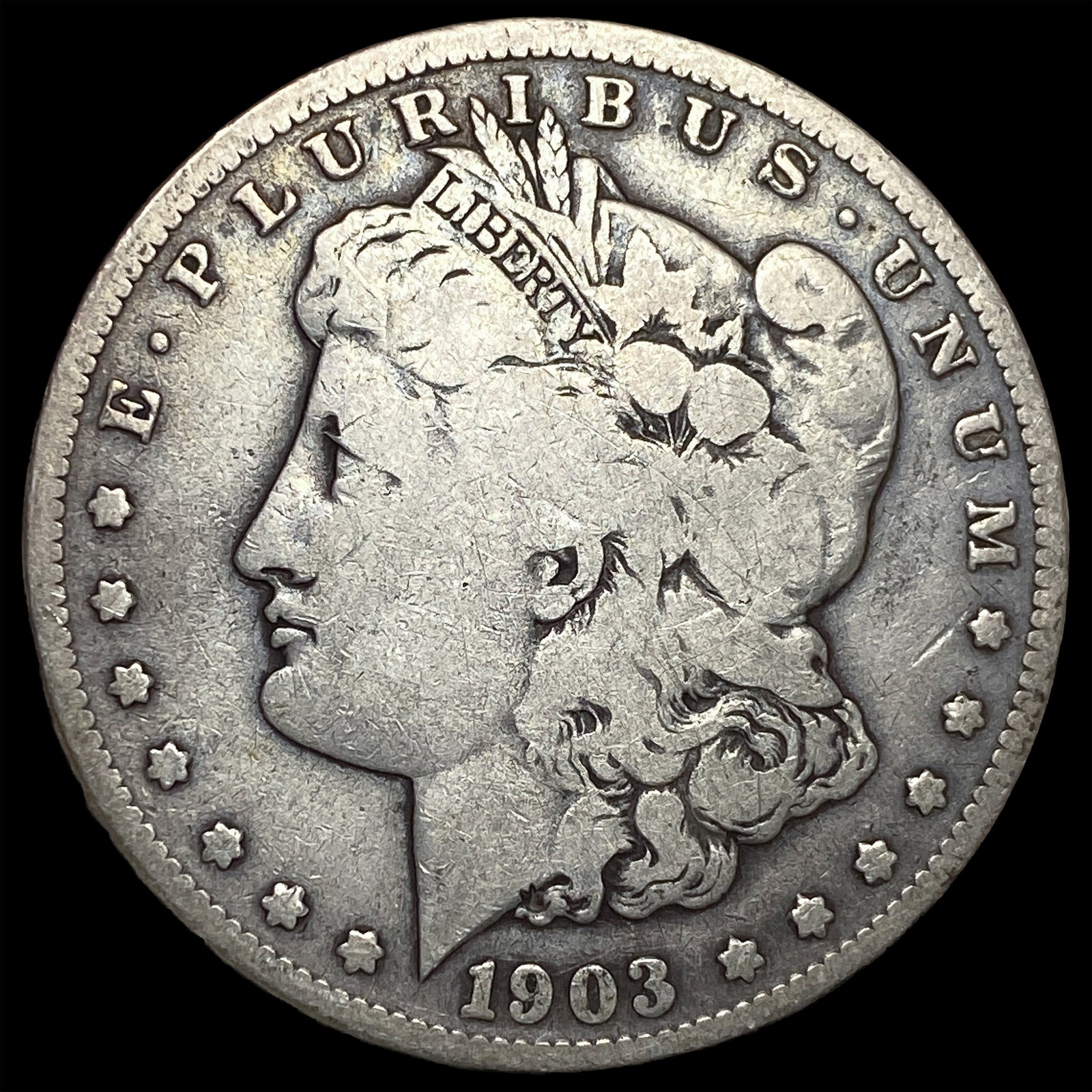 1903-S Silver Morgan Dollar NICELY CIRCULATED: 1903-S Silver Morgan Dollar NICELY CIRCULATED