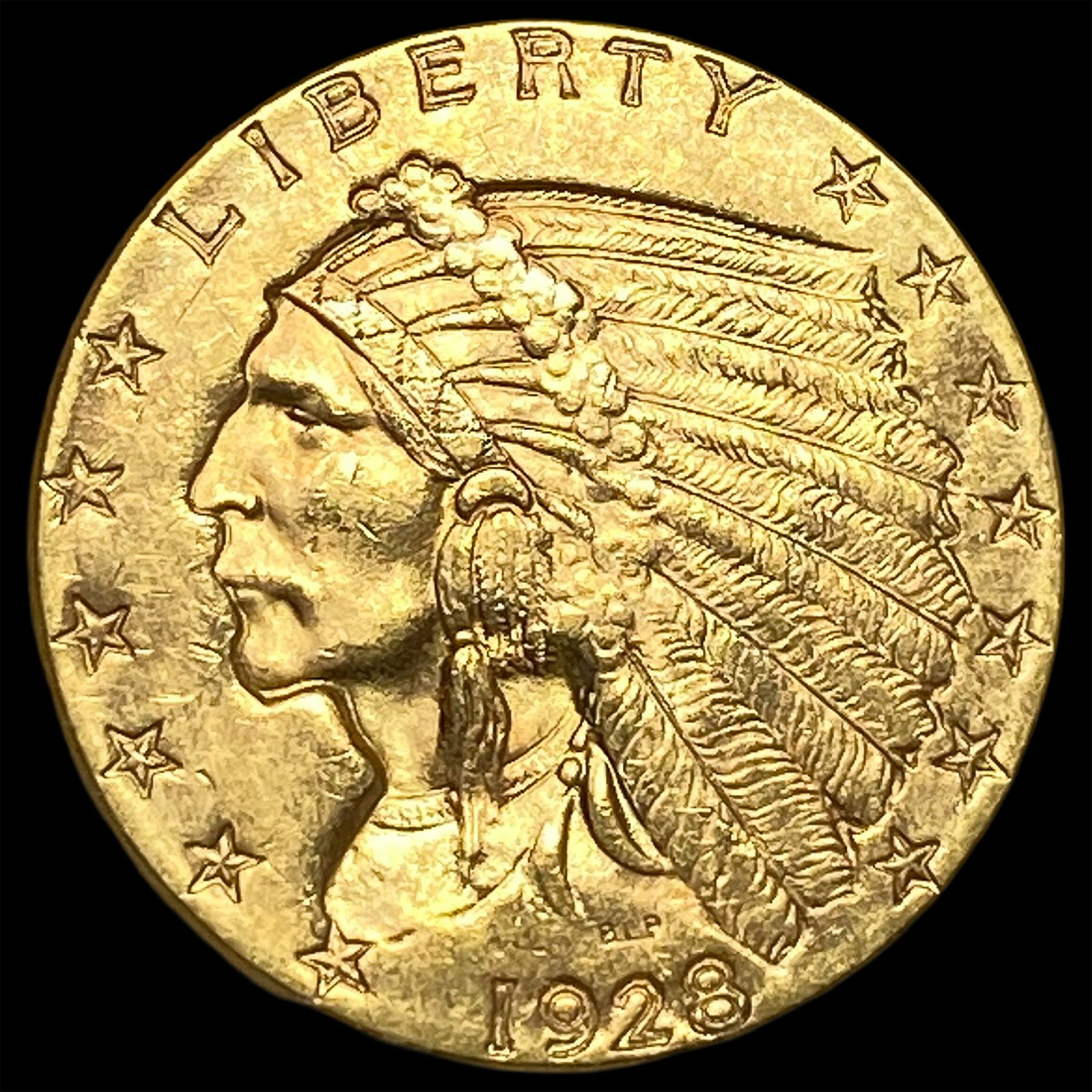 1928 Indian Head $2.50 Gold Quarter Eagle UNCIRCULATED (1 of 2)