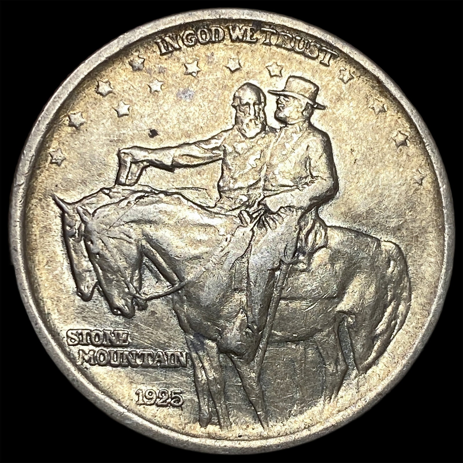 1925 Stone Mountain Silver Half Dollar CLOSELY UNCIRCULATED: 1925 Stone Mountain Silver Half Dollar CLOSELY UNCIRCULATED