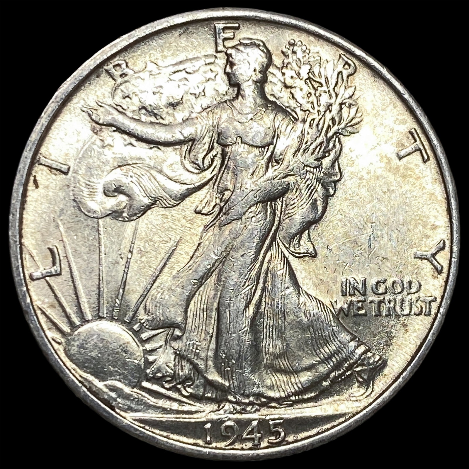 1945-S Silver Walking Liberty Half Dollar UNCIRCULATED (1 of 2)