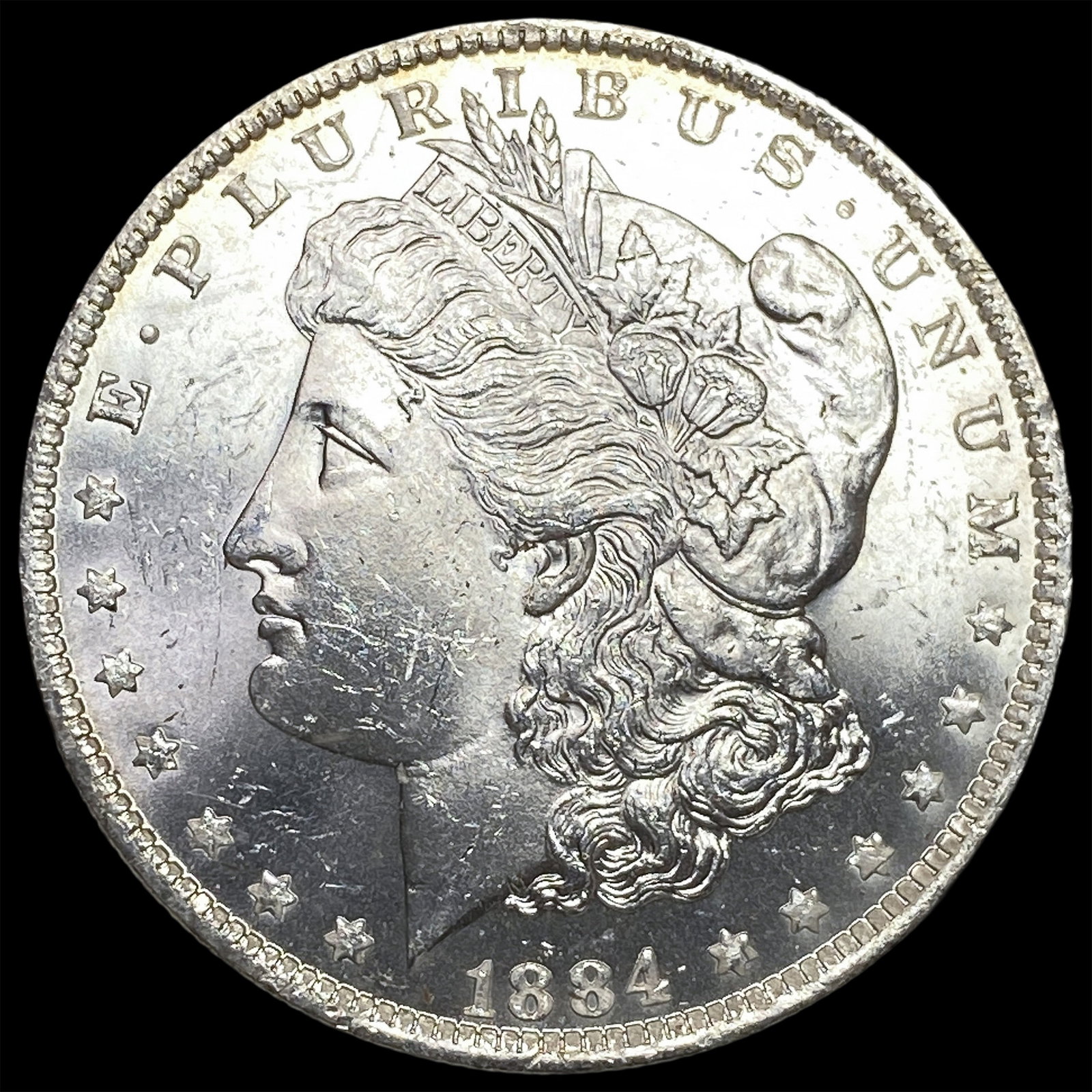 1884-O Silver Morgan Dollar CHOICE BU (1 of 2)