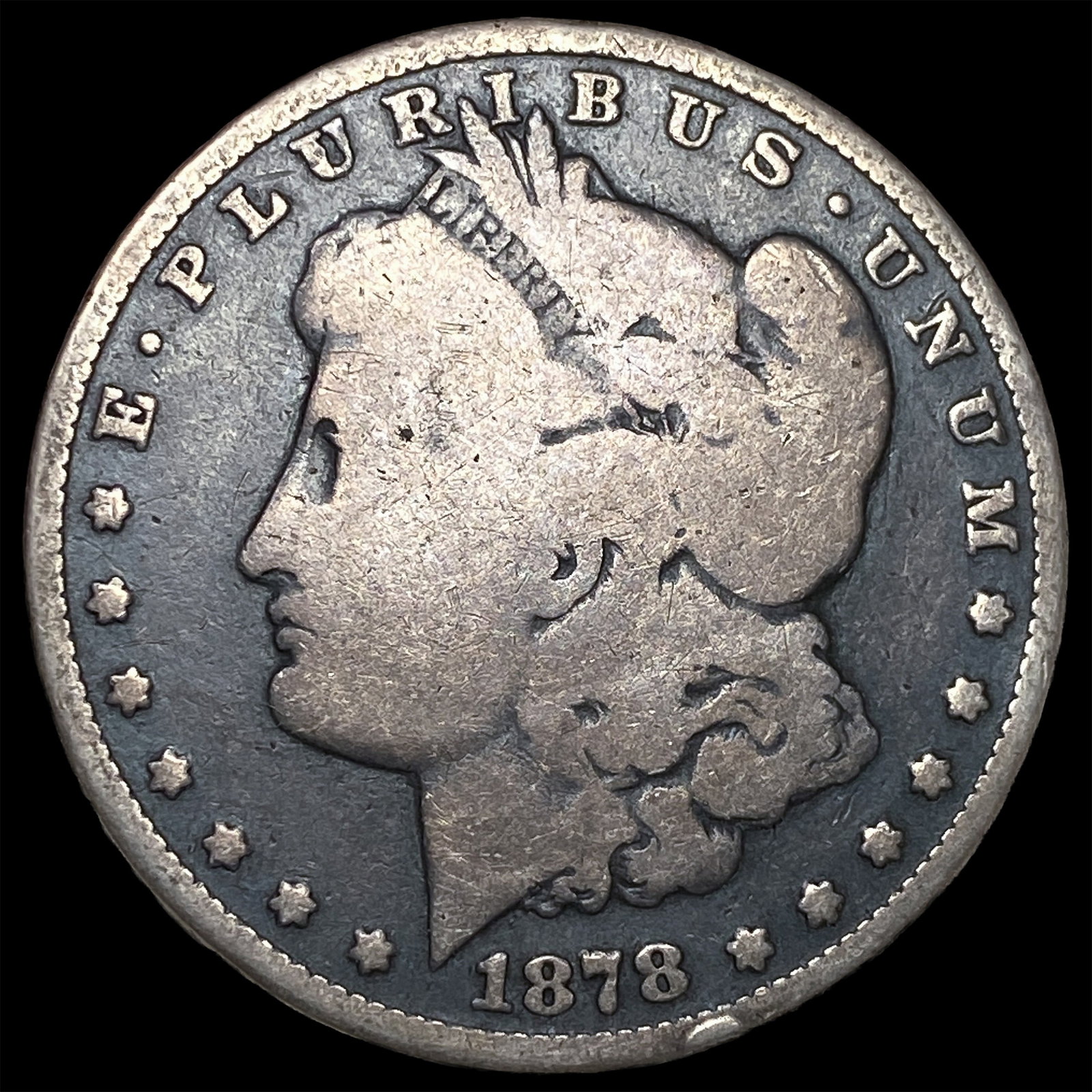 1878-CC Silver Morgan Dollar NICELY CIRCULATED: 1878-CC Silver Morgan Dollar NICELY CIRCULATED