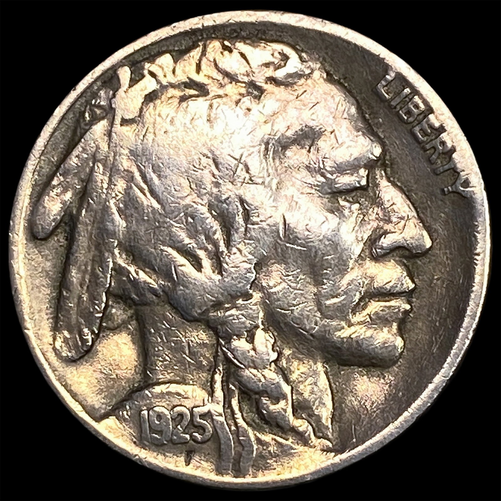 1925-S Buffalo Nickel LIGHTLY CIRCULATED: 1925-S Buffalo Nickel LIGHTLY CIRCULATED