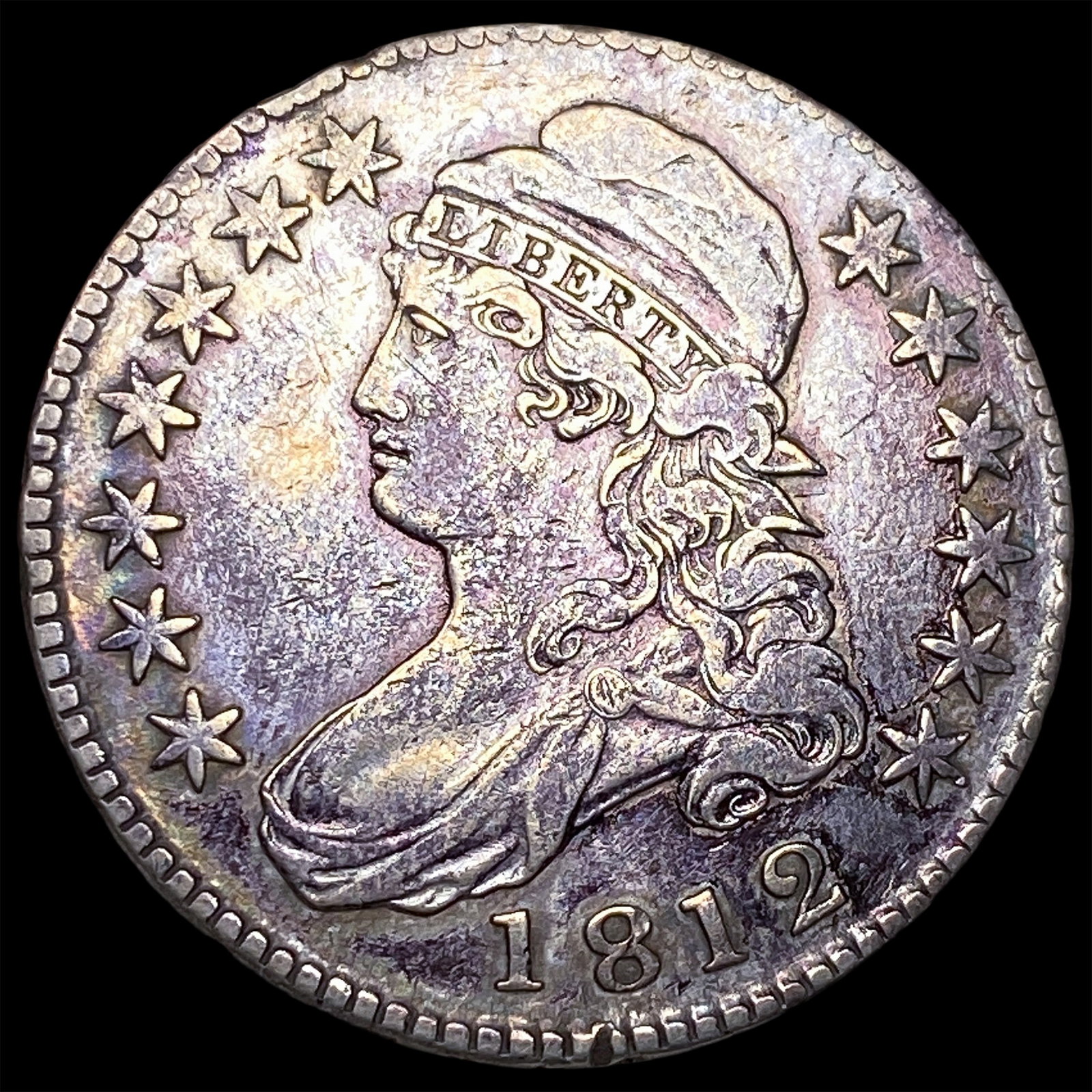1812 Capped Bust Half Dollar ABOUT UNCIRCULATED: 1812 Capped Bust Half Dollar ABOUT UNCIRCULATED