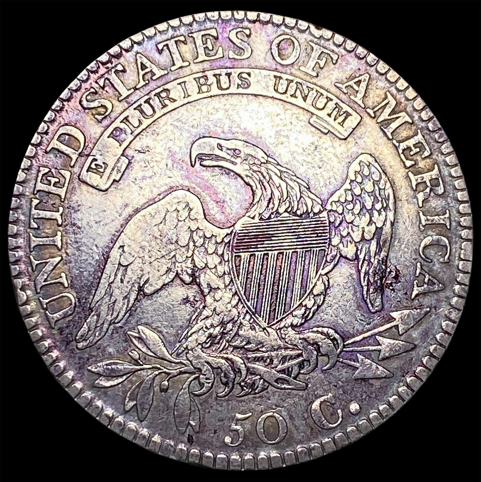 1812 Capped Bust Half Dollar ABOUT UNCIRCULATED - 2