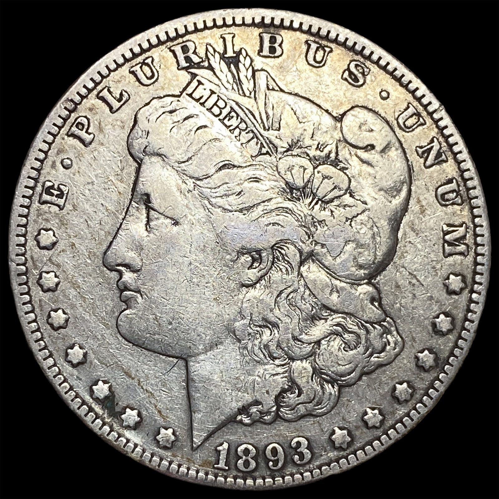 1893-O Silver Morgan Dollar LIGHTLY CIRCULATED: 1893-O Silver Morgan Dollar LIGHTLY CIRCULATED