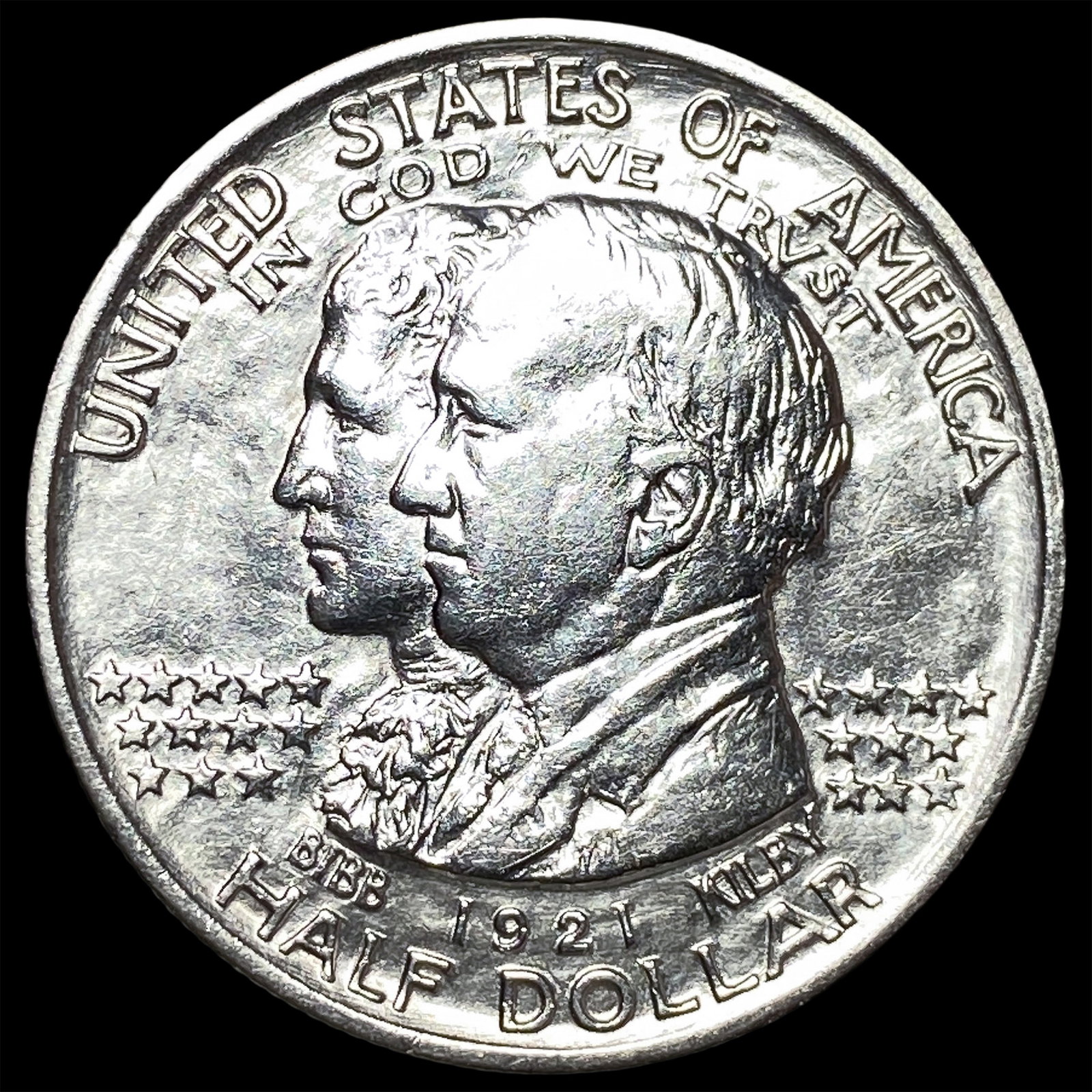 1921 Silver Alabama Half Dollar CLOSELY UNCIRCULATED (1 of 2)