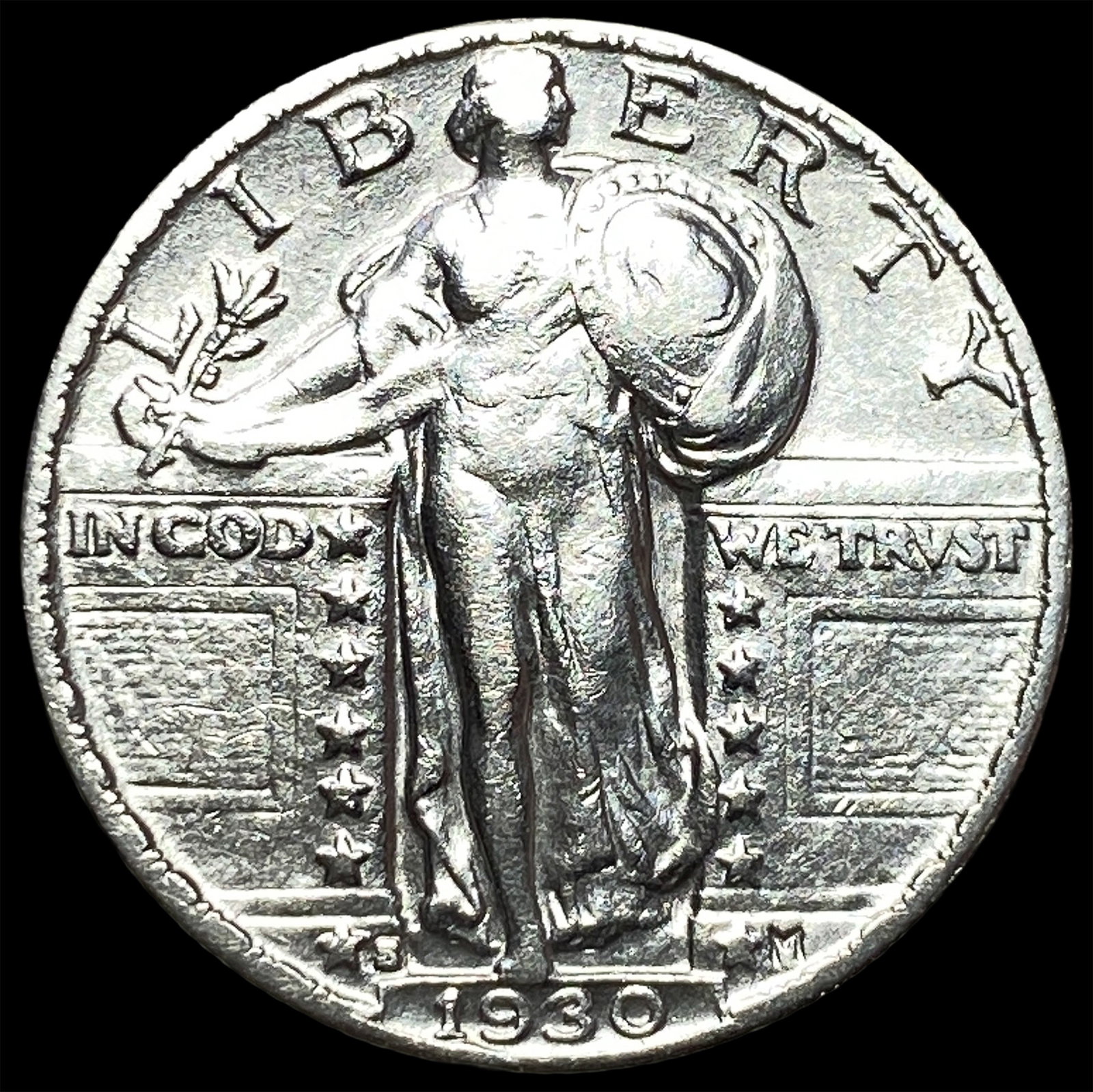 1930-S Silver Standing Liberty Quarter UNCIRCULATED (1 of 2)