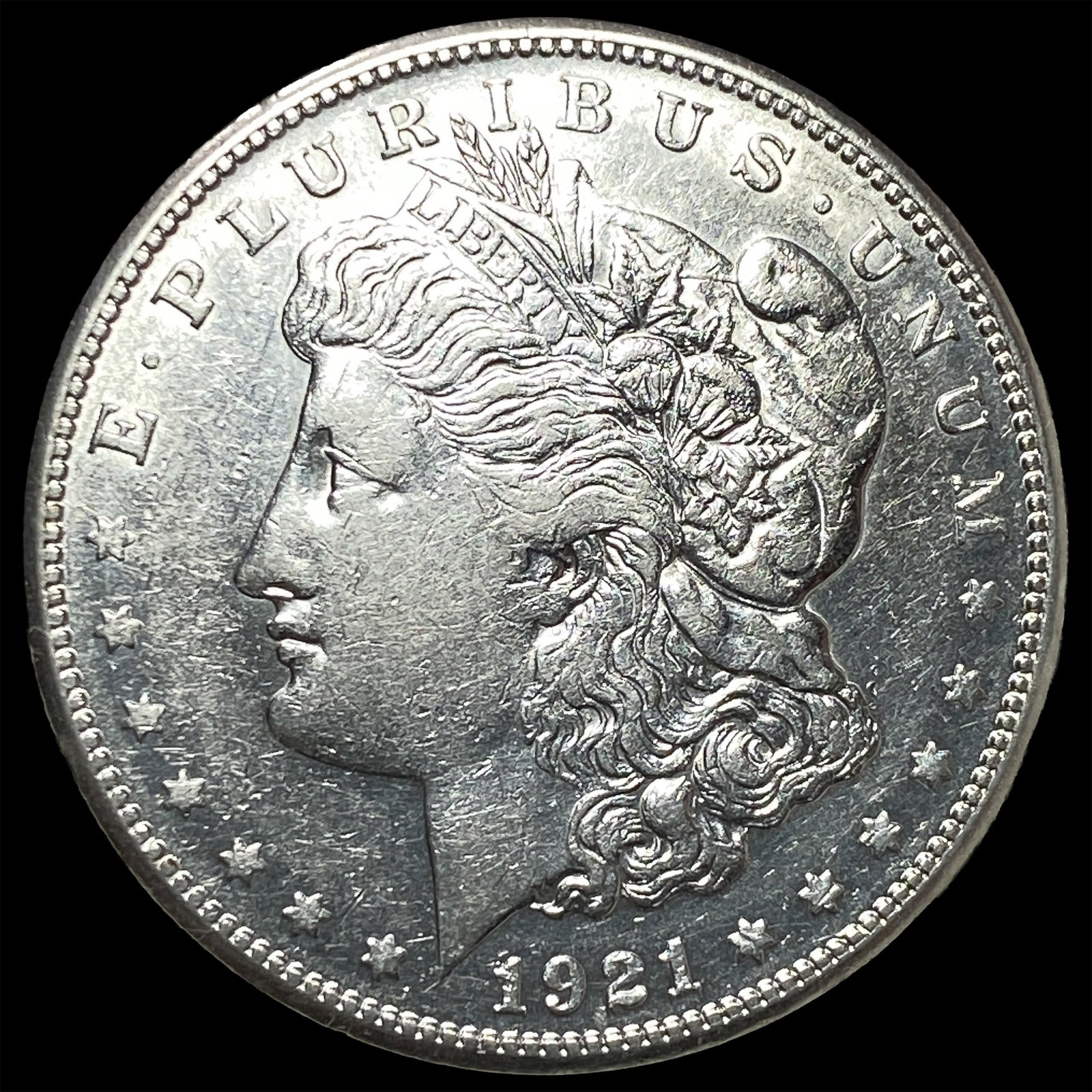 1921-S Silver Morgan Dollar CLOSELY UNCIRCULATED: 1921-S Silver Morgan Dollar CLOSELY UNCIRCULATED