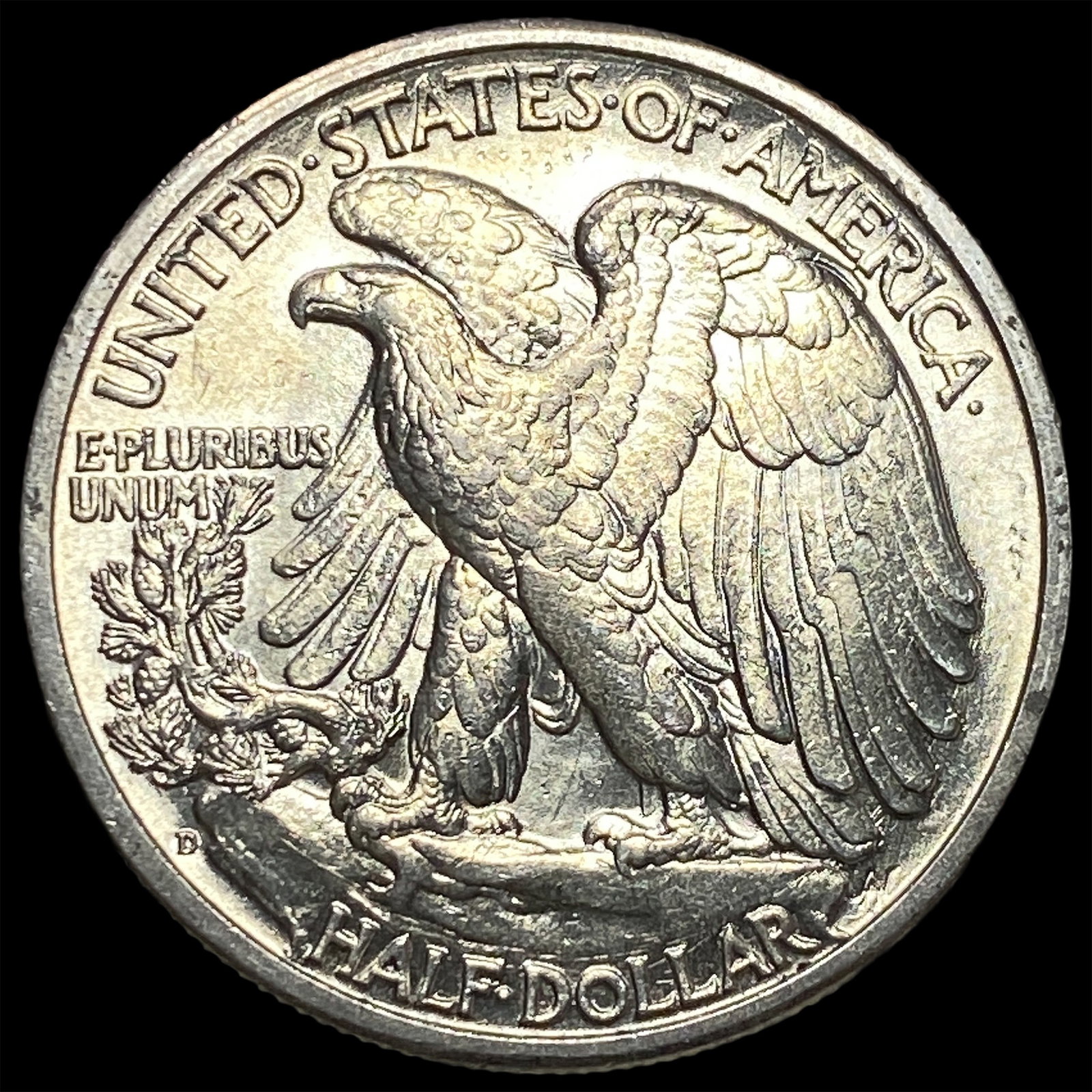 1941-D Silver Walking Liberty Half Dollar UNCIRCULATED - 2