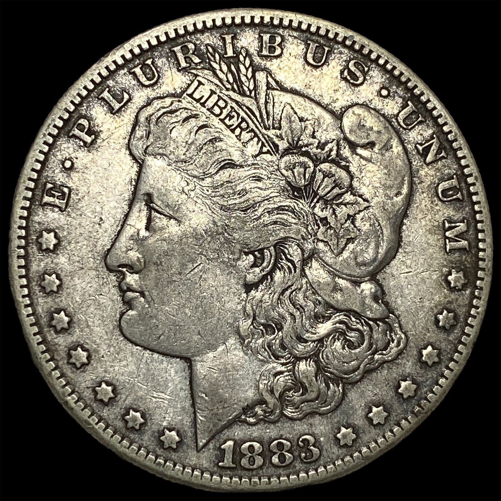 1883-S Silver Morgan Dollar NEARLY UNCIRCULATED: 1883-S Silver Morgan Dollar NEARLY UNCIRCULATED