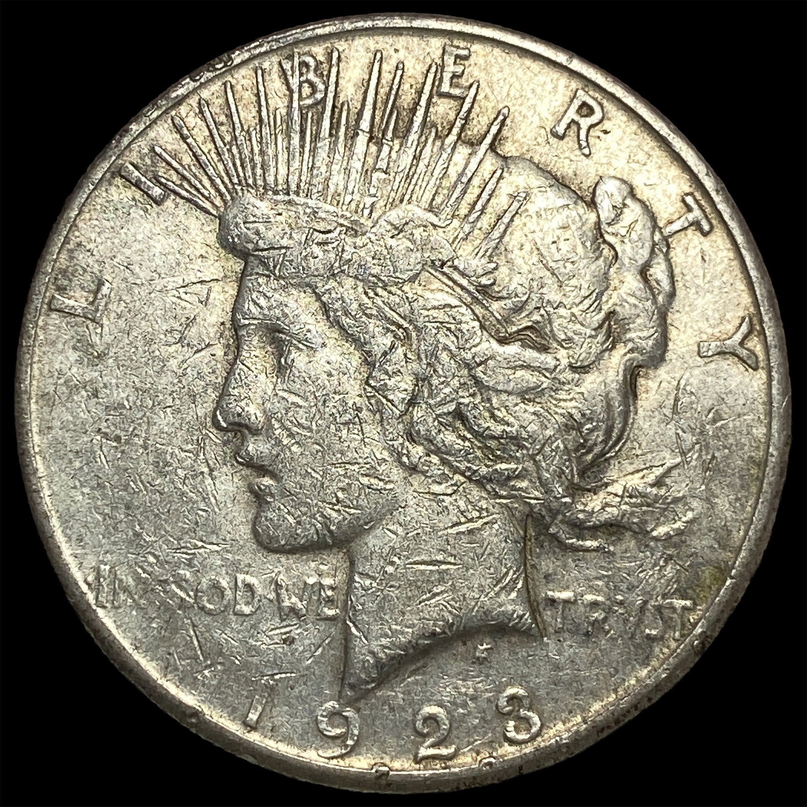 1923-S Silver Peace Dollar LIGHTLY CIRCULATED: 1923-S Silver Peace Dollar LIGHTLY CIRCULATED