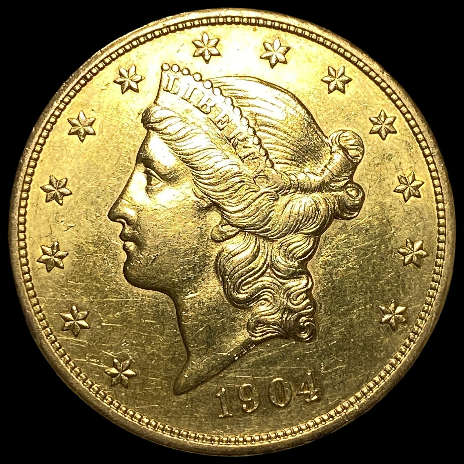 1904 Liberty Head $20 Double Eagle UNCIRCULATED (1 of 2)