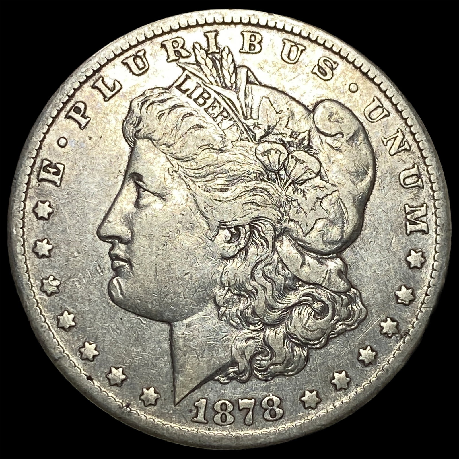1878-CC Silver Morgan Dollar NEARLY UNCIRCULATED: 1878-CC Silver Morgan Dollar NEARLY UNCIRCULATED
