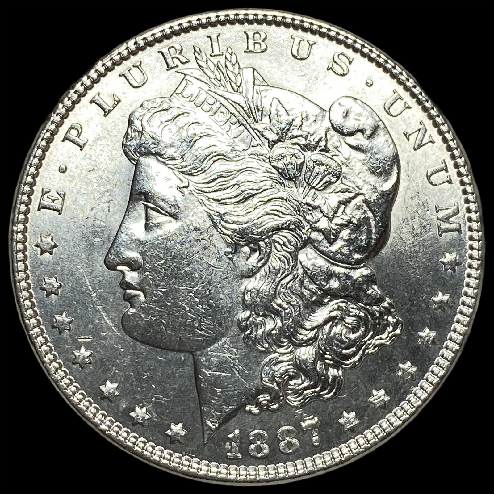 1887 Morgan Silver Dollar CHOICE BU (1 of 2)