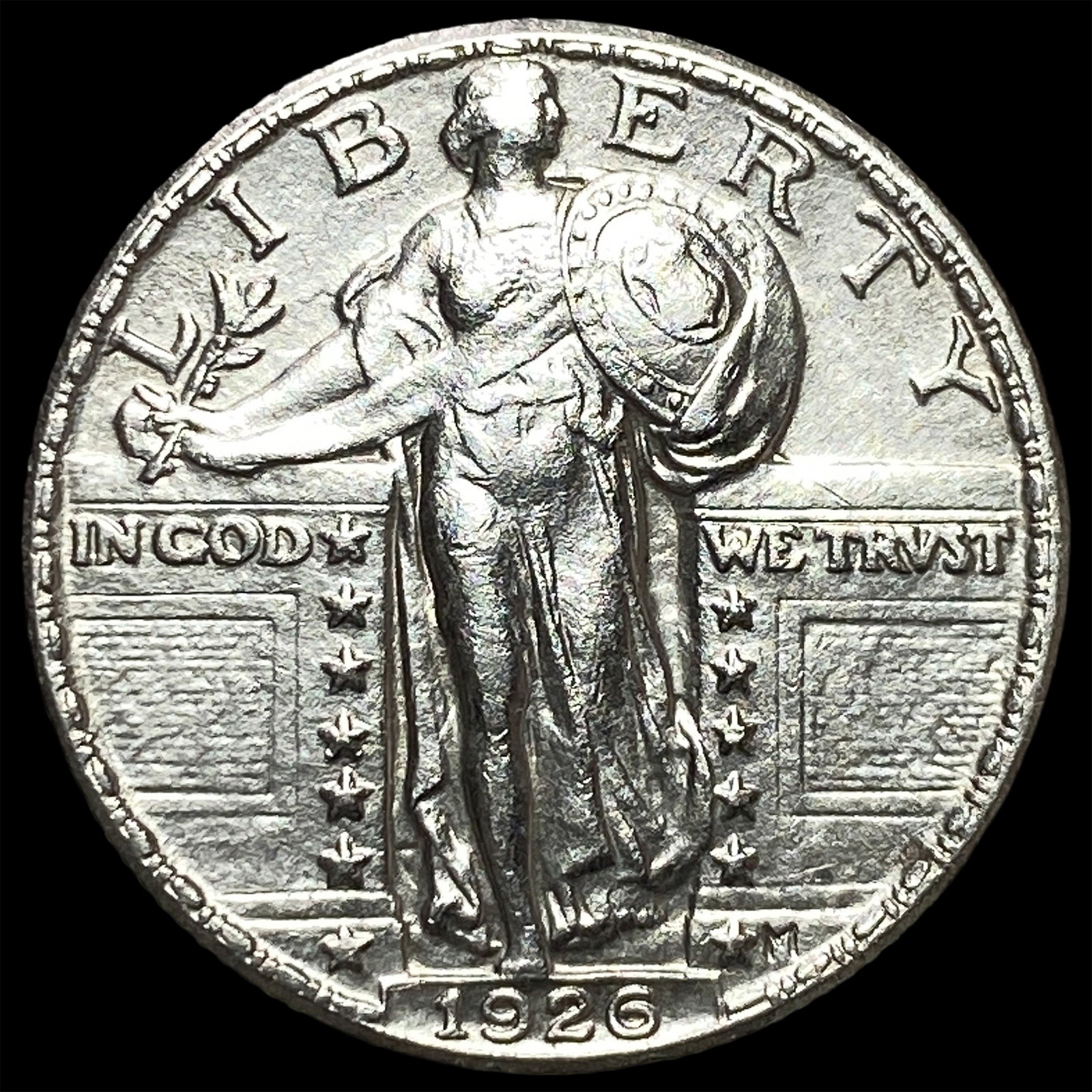 1926 Silver Standing Liberty Quarter UNCIRCULATED: 1926 Silver Standing Liberty Quarter UNCIRCULATED