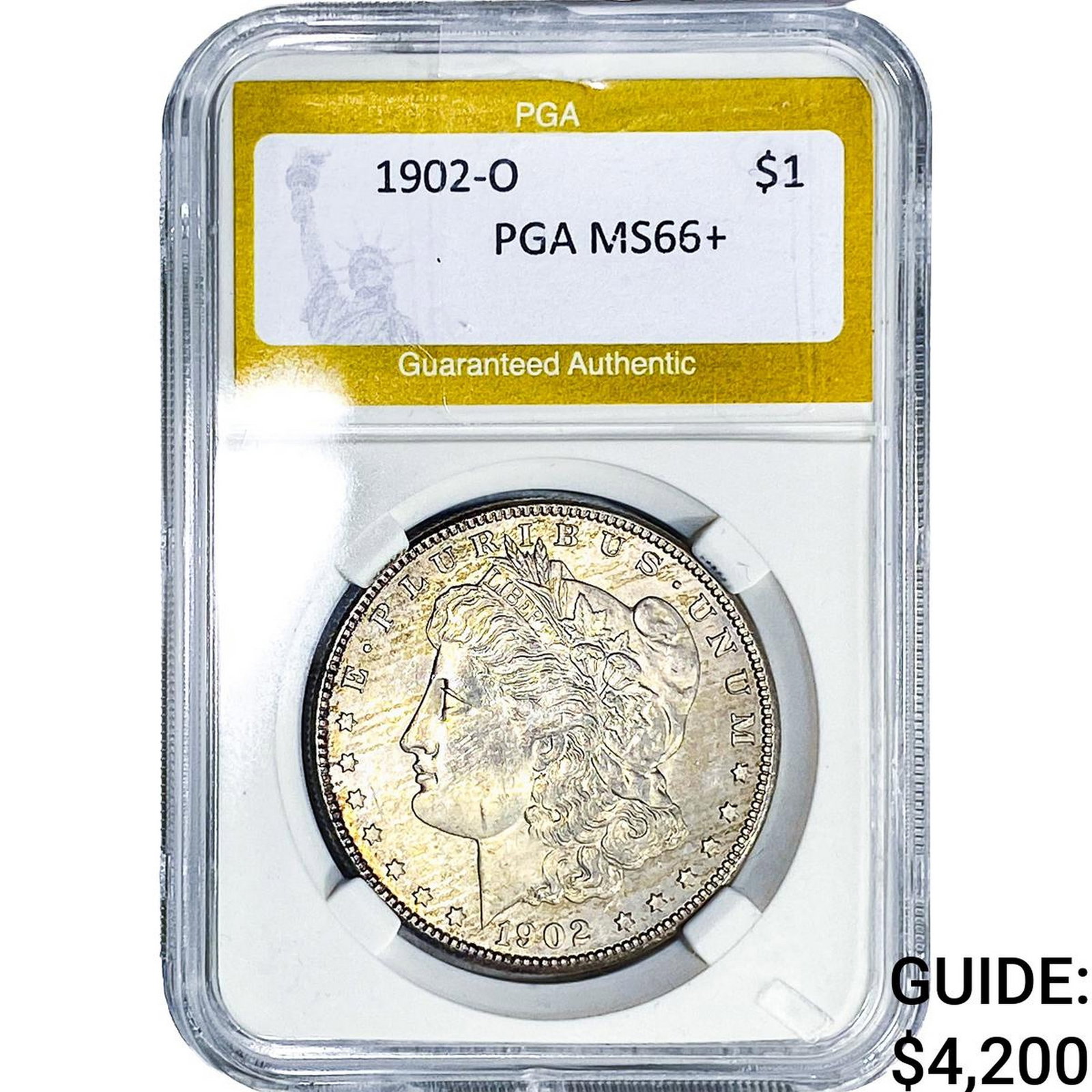 1902-O Morgan Silver Dollar PGA MS66+ (1 of 2)