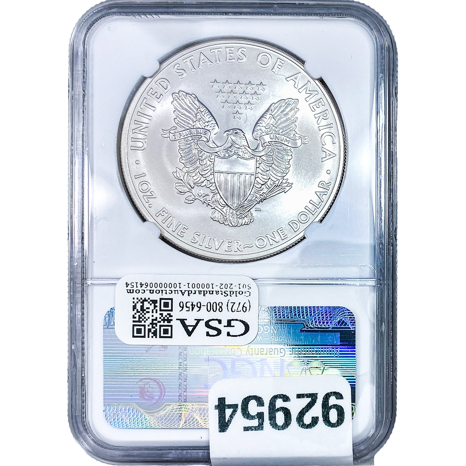 2012[S] Silver Eagle NGC MS70 - 2