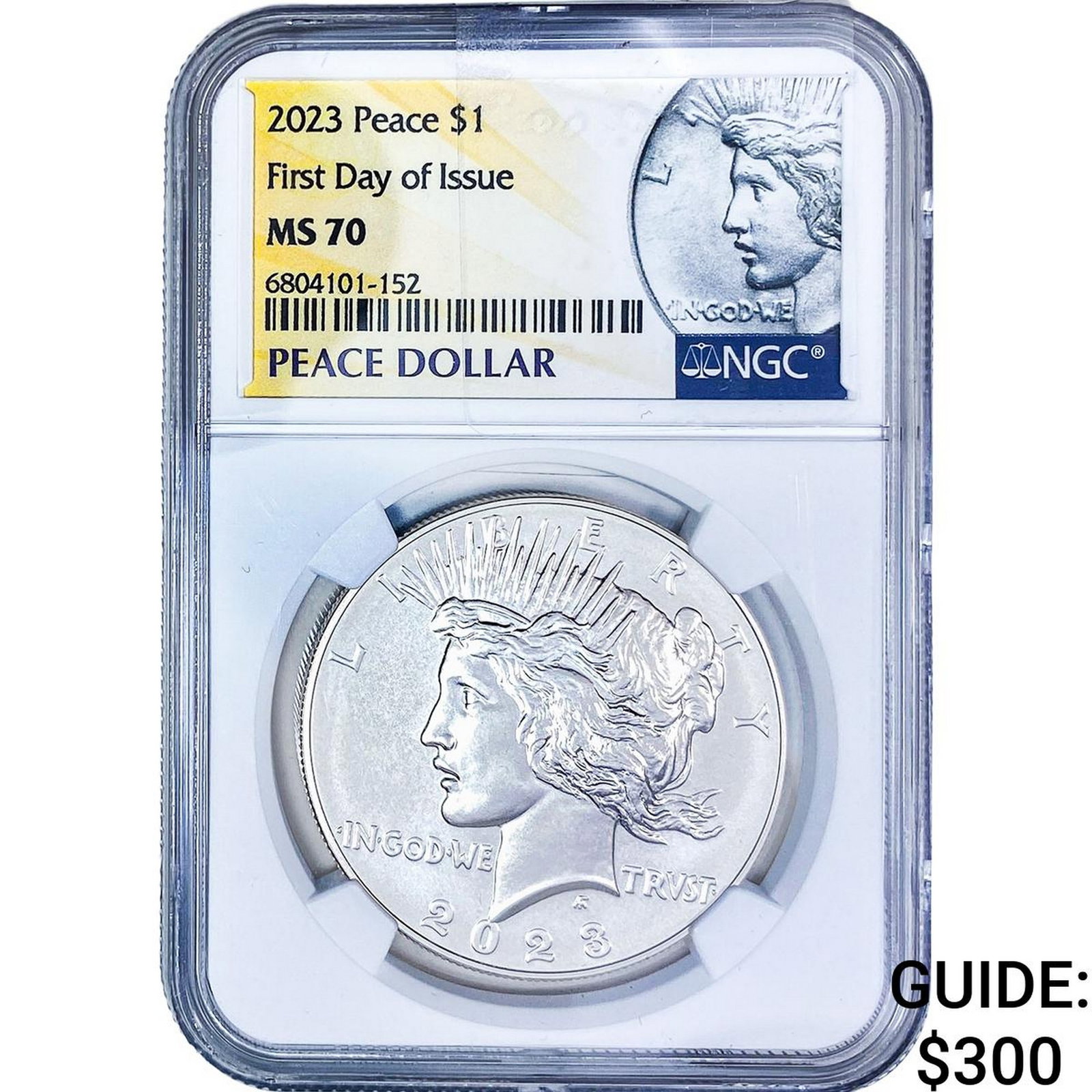 2023 Silver Peace Dollar NGC MS70: 2023 Silver Peace Dollar NGC MS70