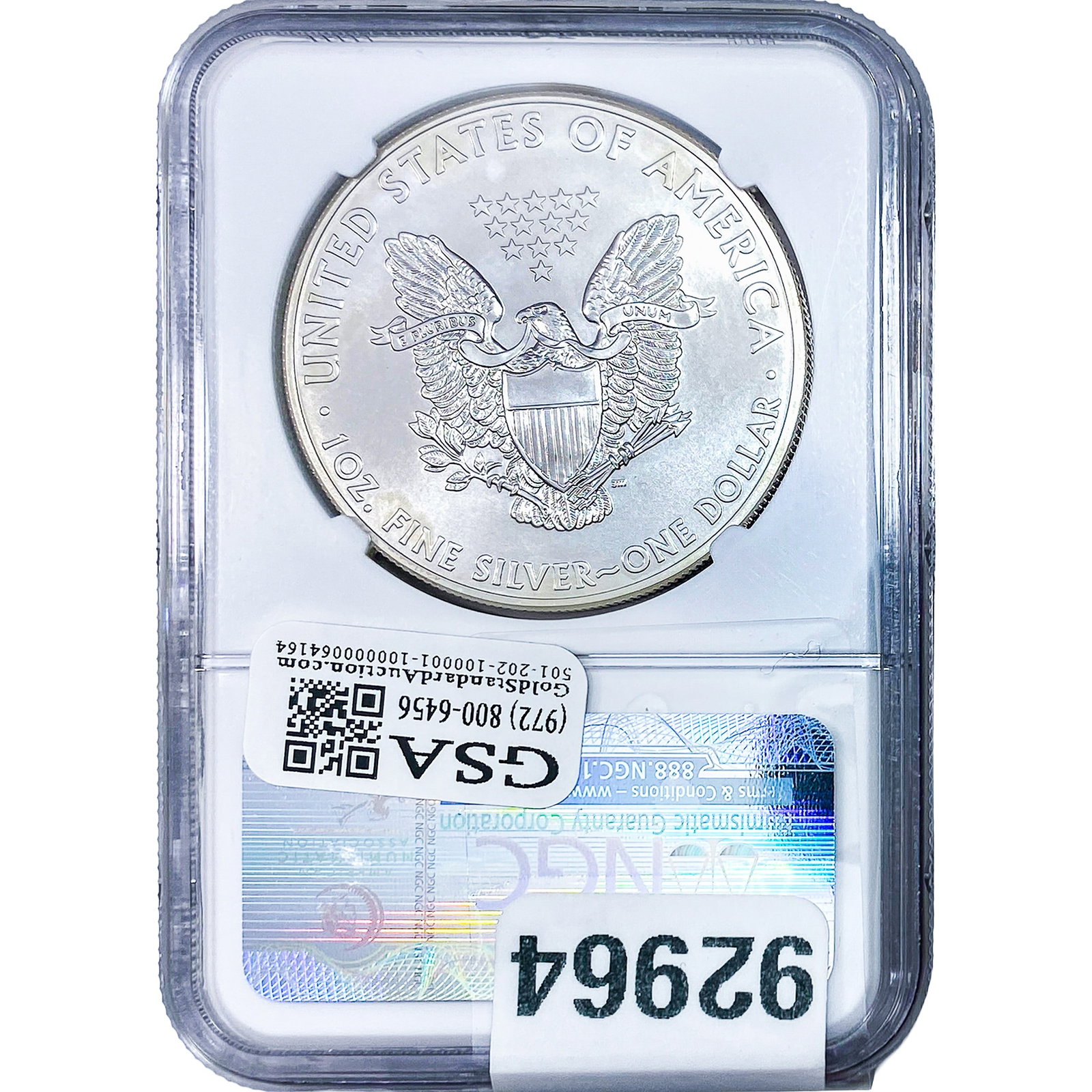 2012 Silver Eagle NGC MS70 - 2