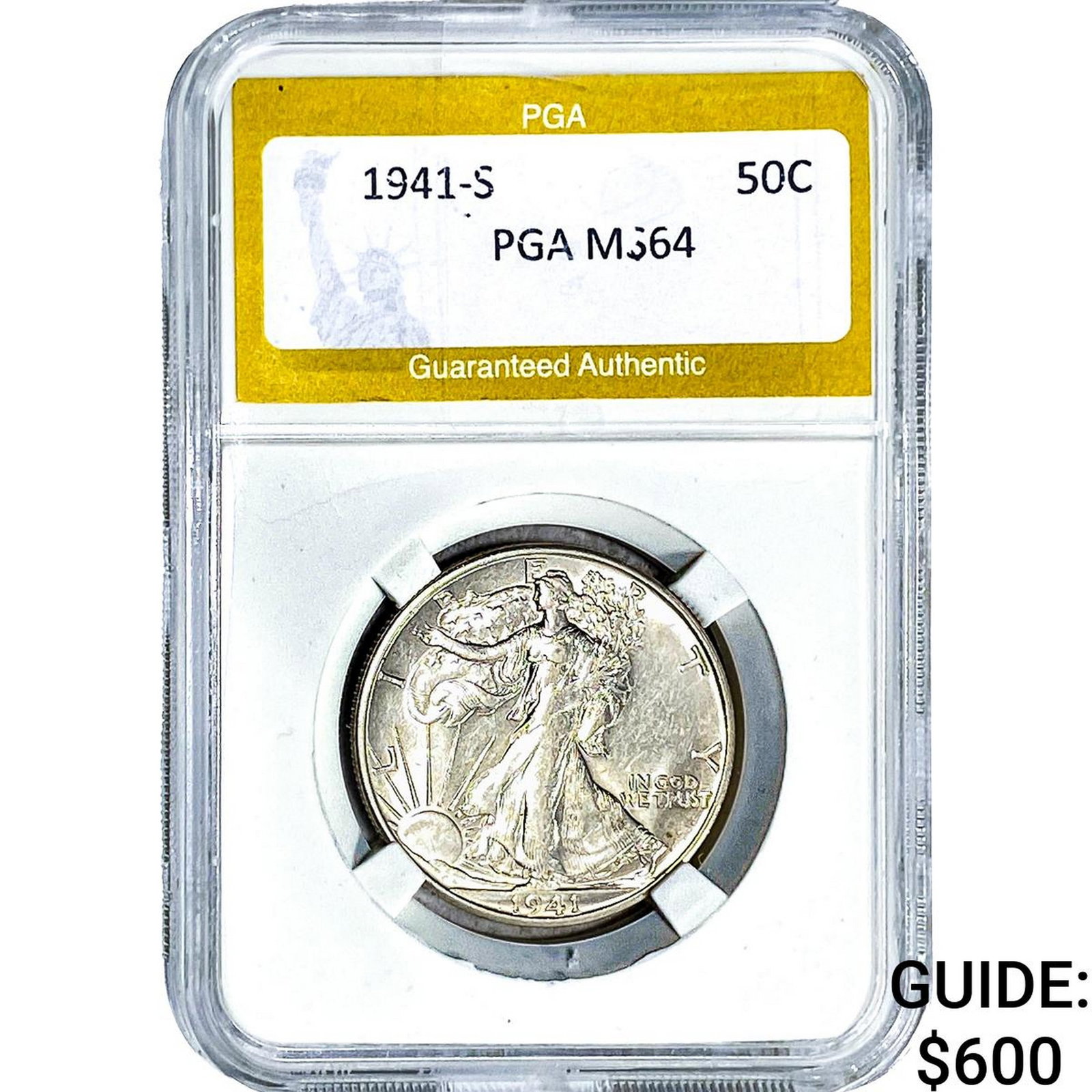 1941-S Morgan Silver Dollar PGA MS64: 1941-S Morgan Silver Dollar PGA MS64