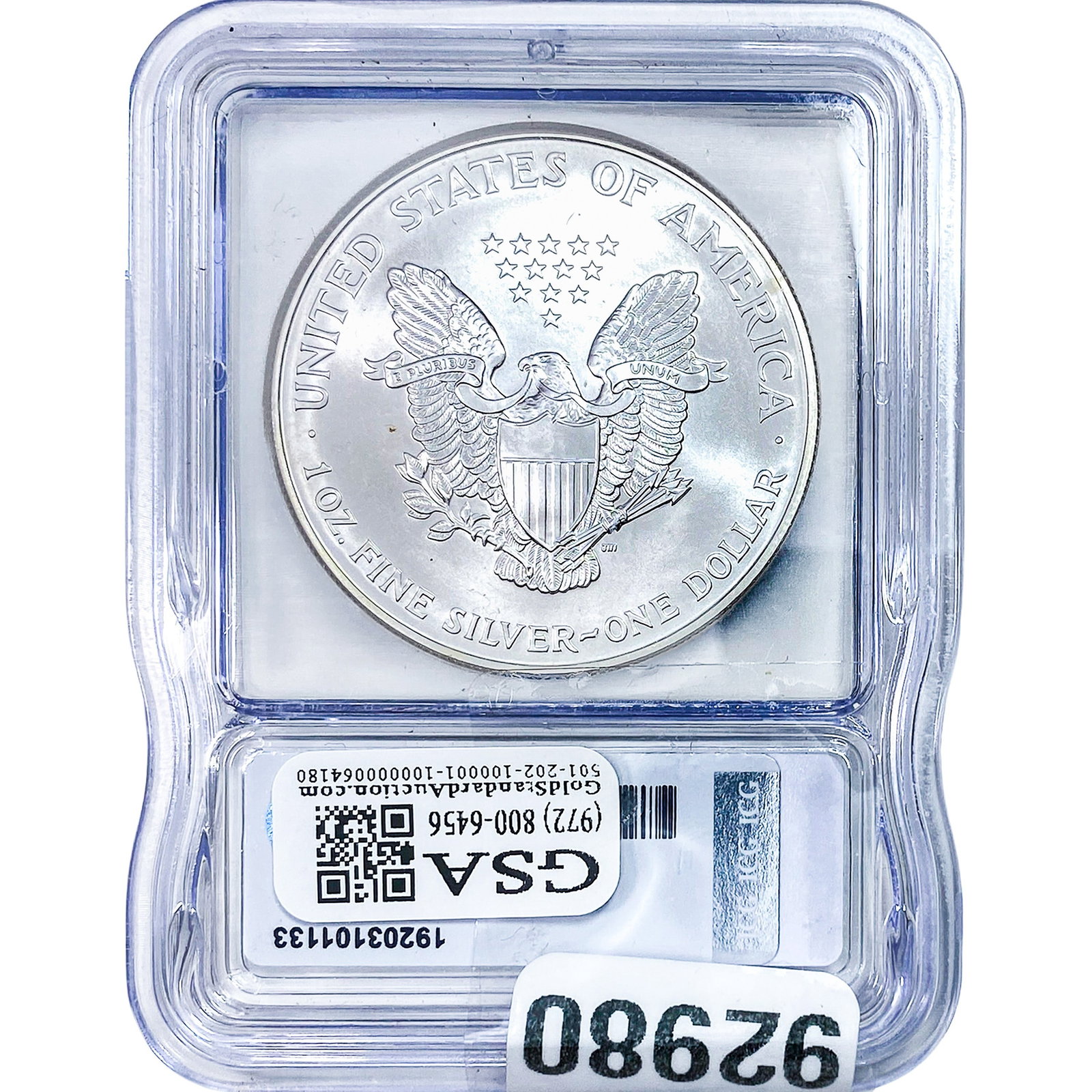 1999 Silver Eagle ICG MS69+ - 2