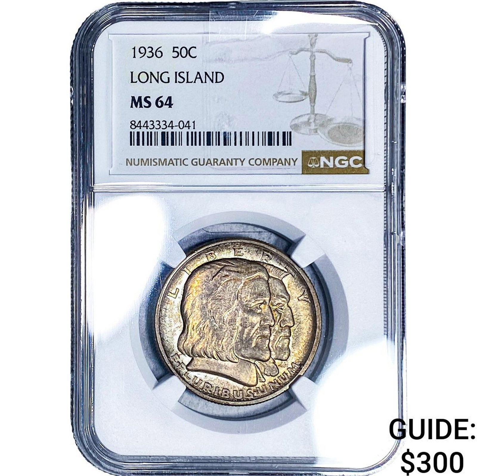 1936 Long Island Half Dollar NGC MS64 (1 of 2)