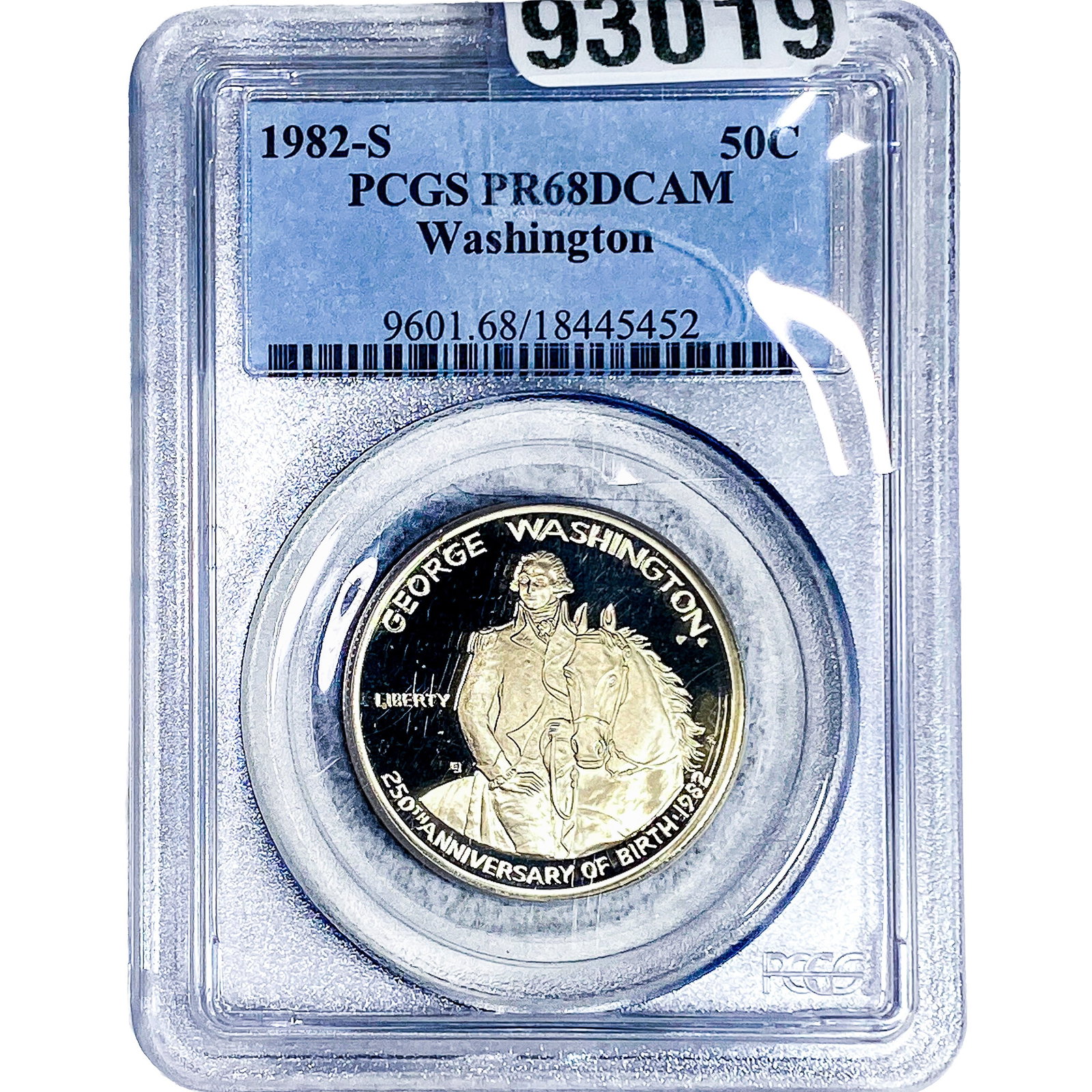 1982-S Geroge Washington 250th Birthday Silver 50C PCGS PR68 DCAM (1 of 2)