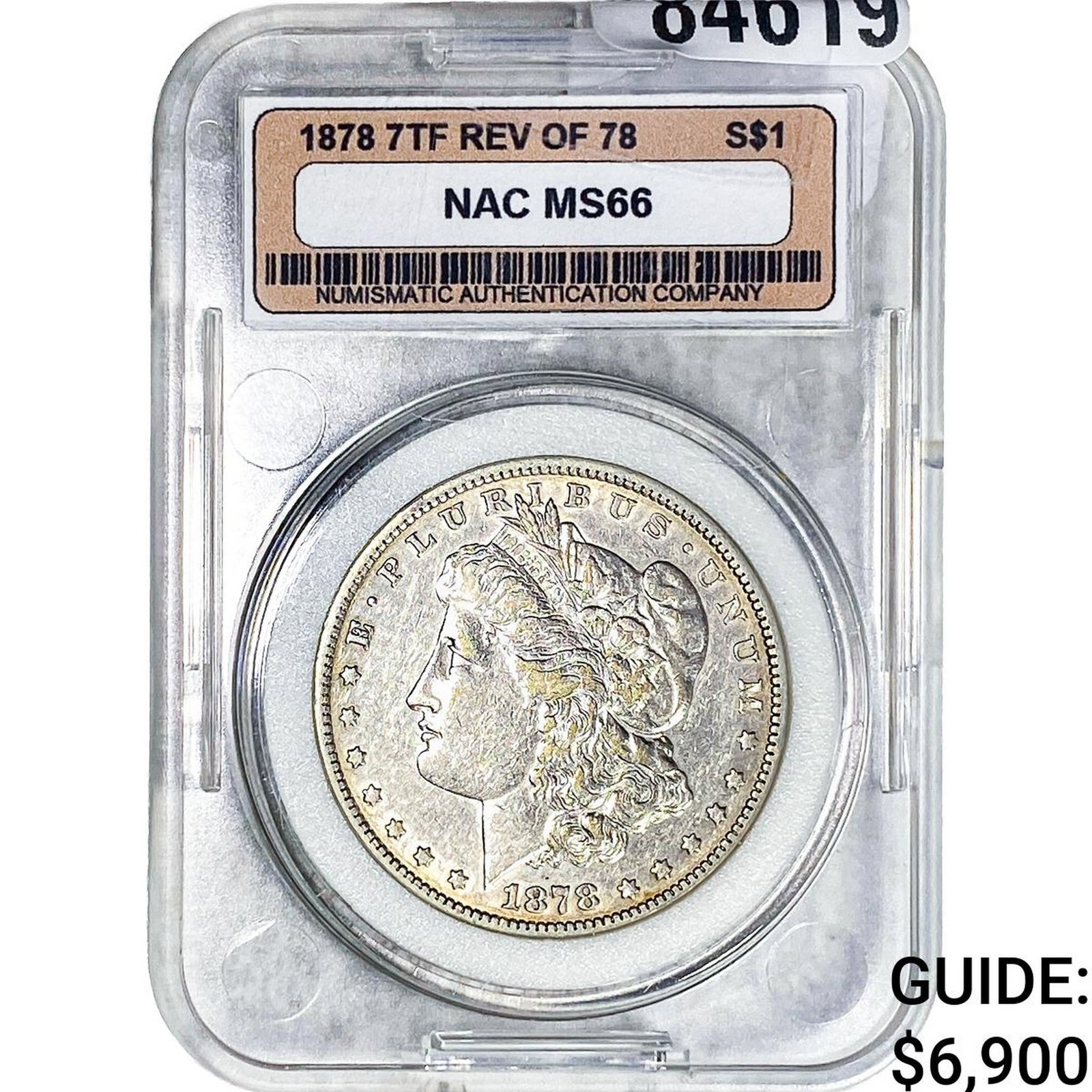 1878 7TF Morgan Silver Dollar NAC MS66 (1 of 2)