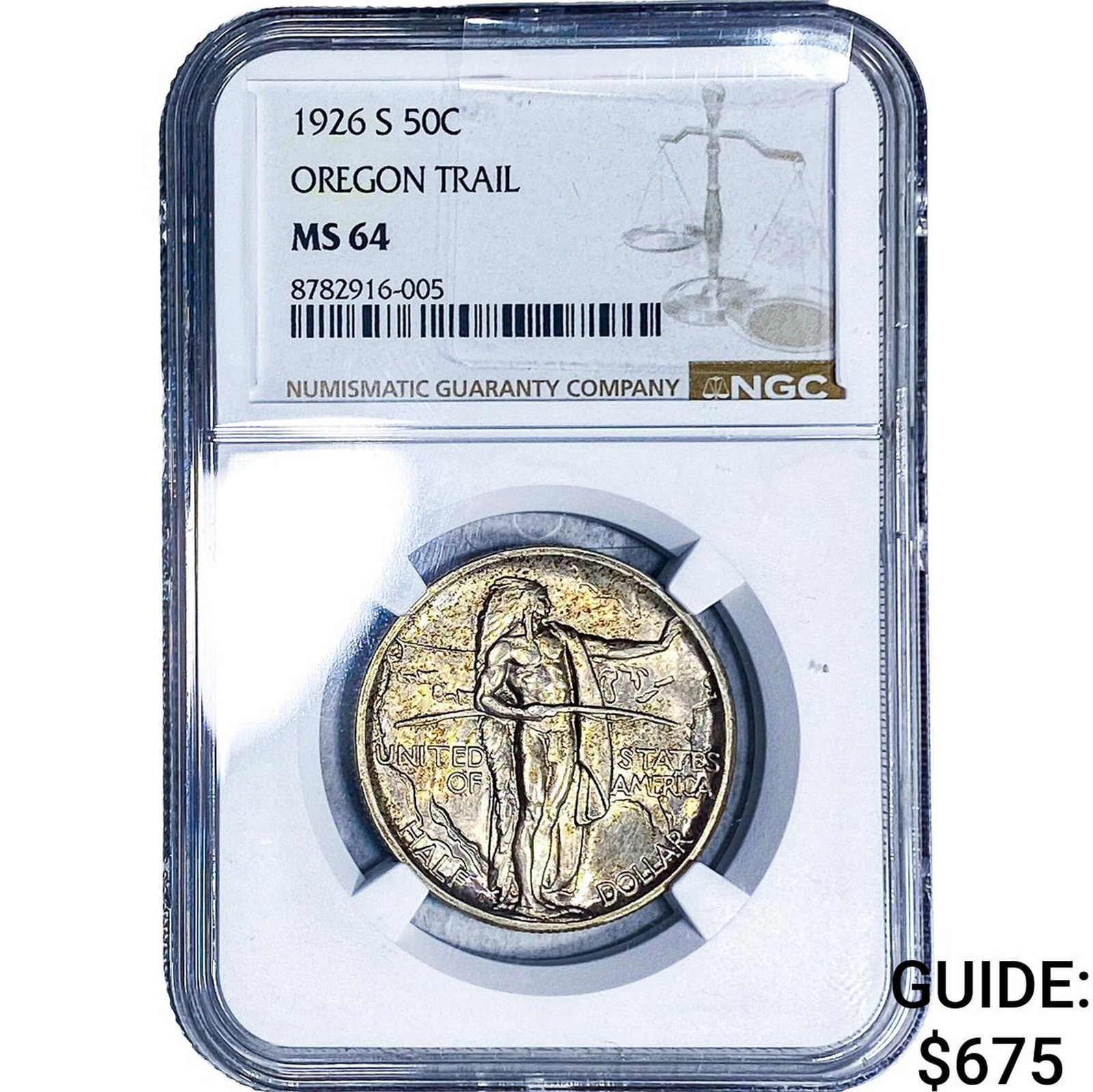 1926-S Oregon Trail Half Dollar NGC MS64 (1 of 2)
